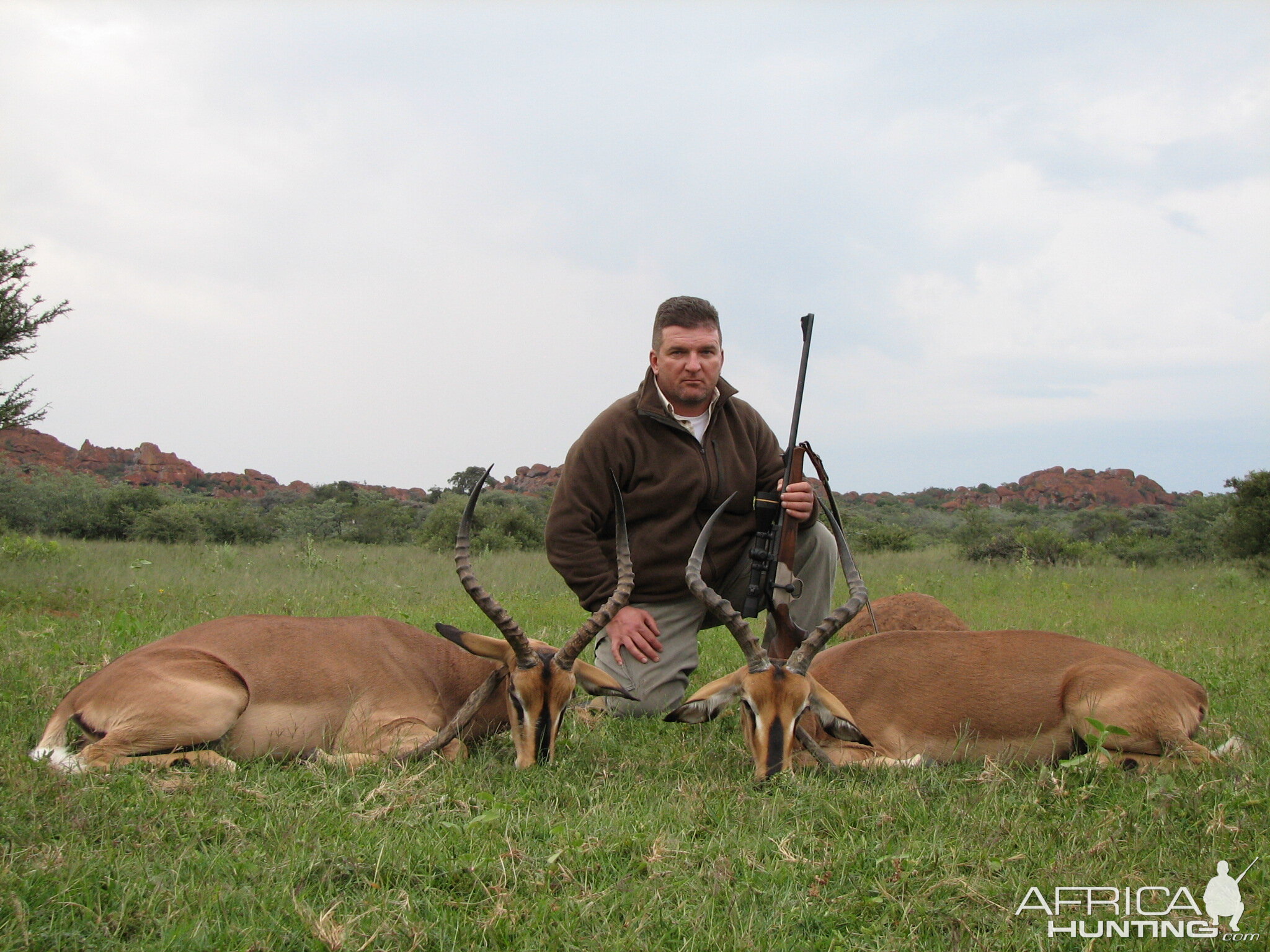 Hunting Black-Faced Impala in Namibia