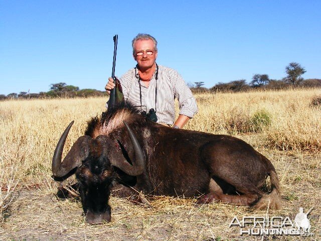 Hunting Black Gnu in Namibia