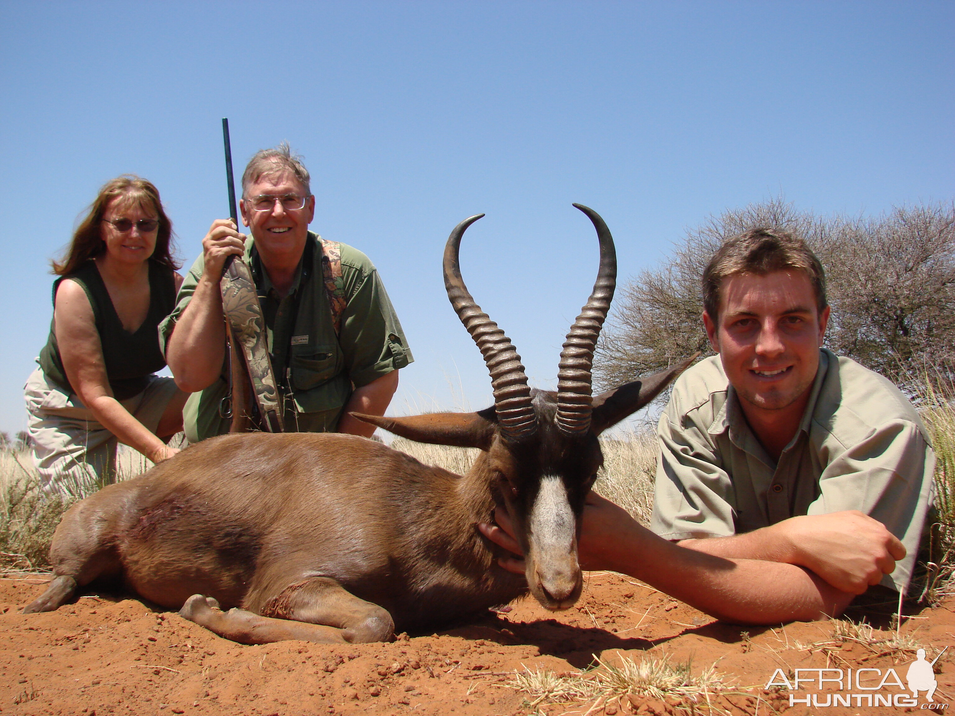 Hunting Black Springbuck with Wintershoek Johnny Vivier Safaris in SA