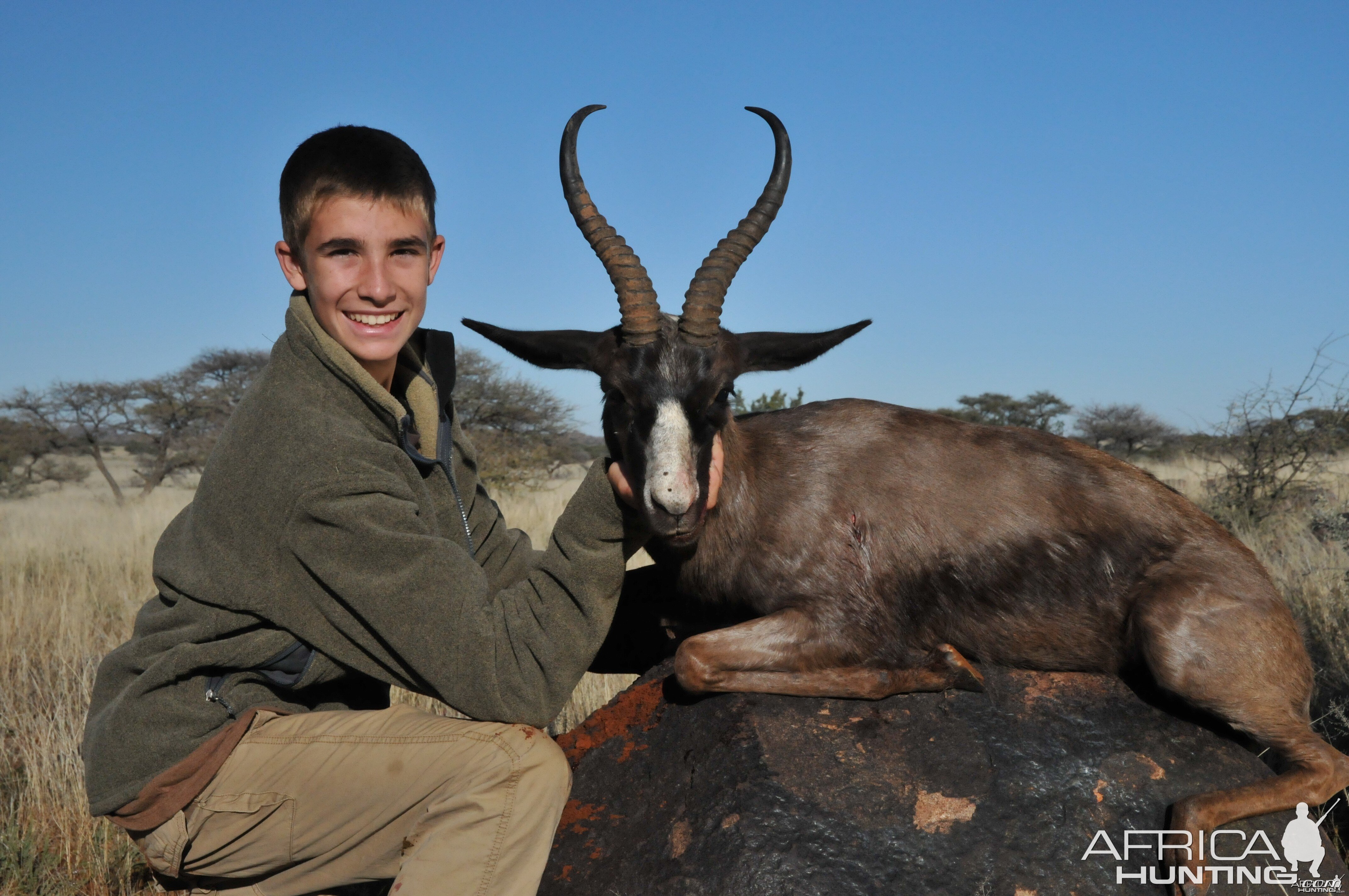 Hunting Black Springbuck with Wintershoek Johnny Vivier Safaris in SA