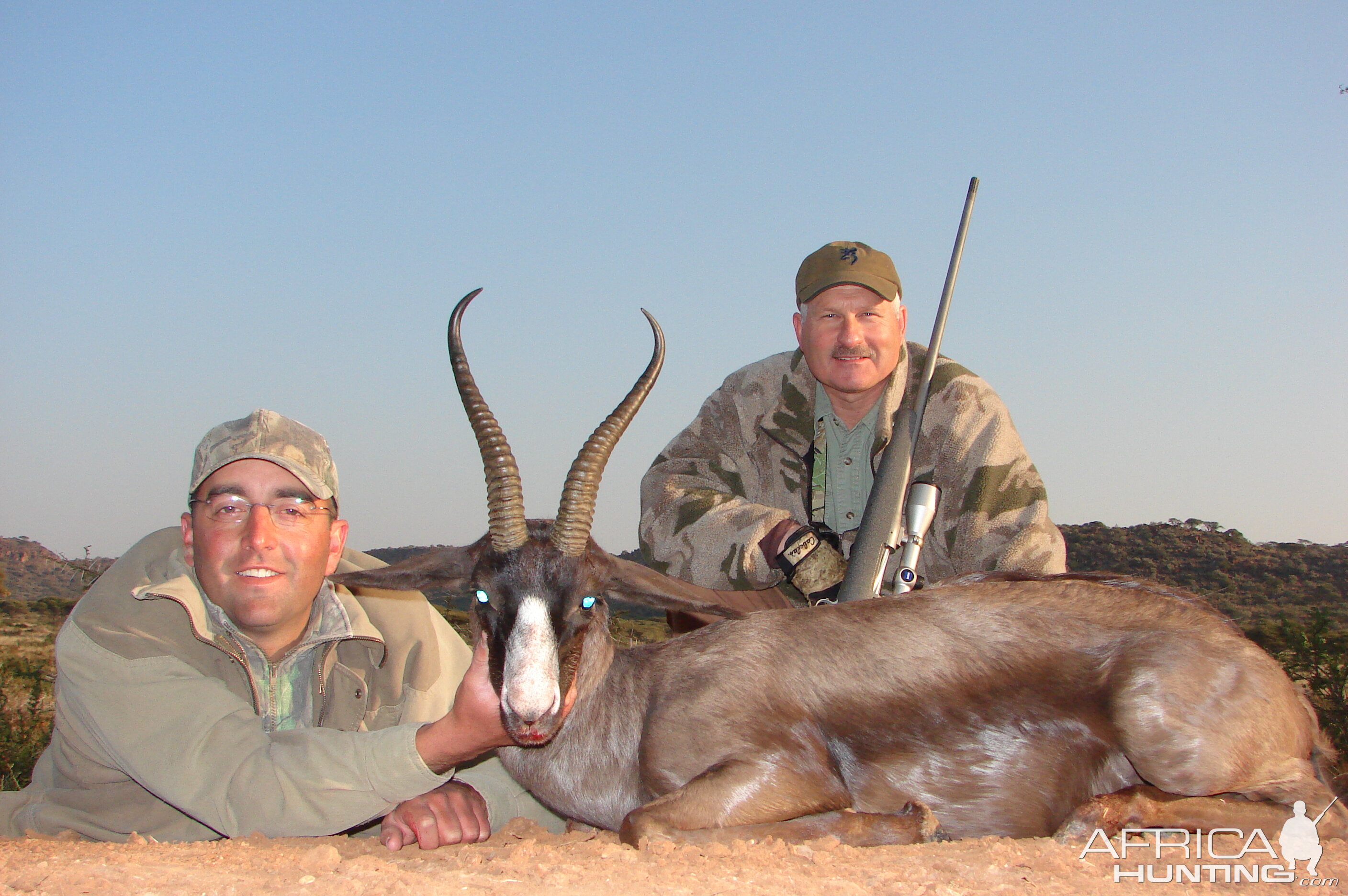 Hunting Black Springbuck with Wintershoek Johnny Vivier Safaris in SA