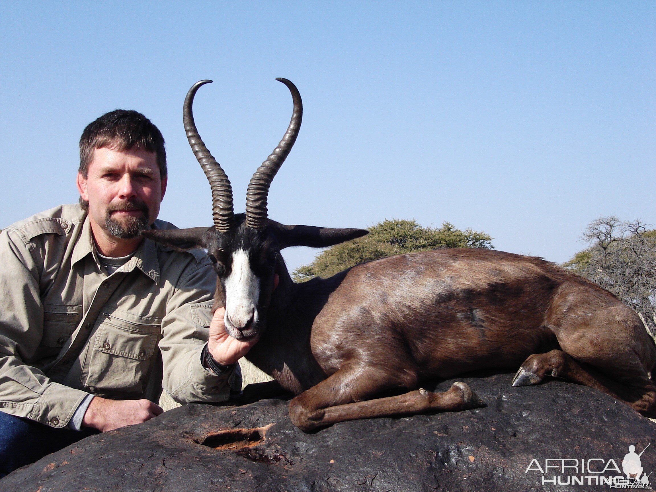 Hunting Black Springbuck with Wintershoek Johnny Vivier Safaris in SA