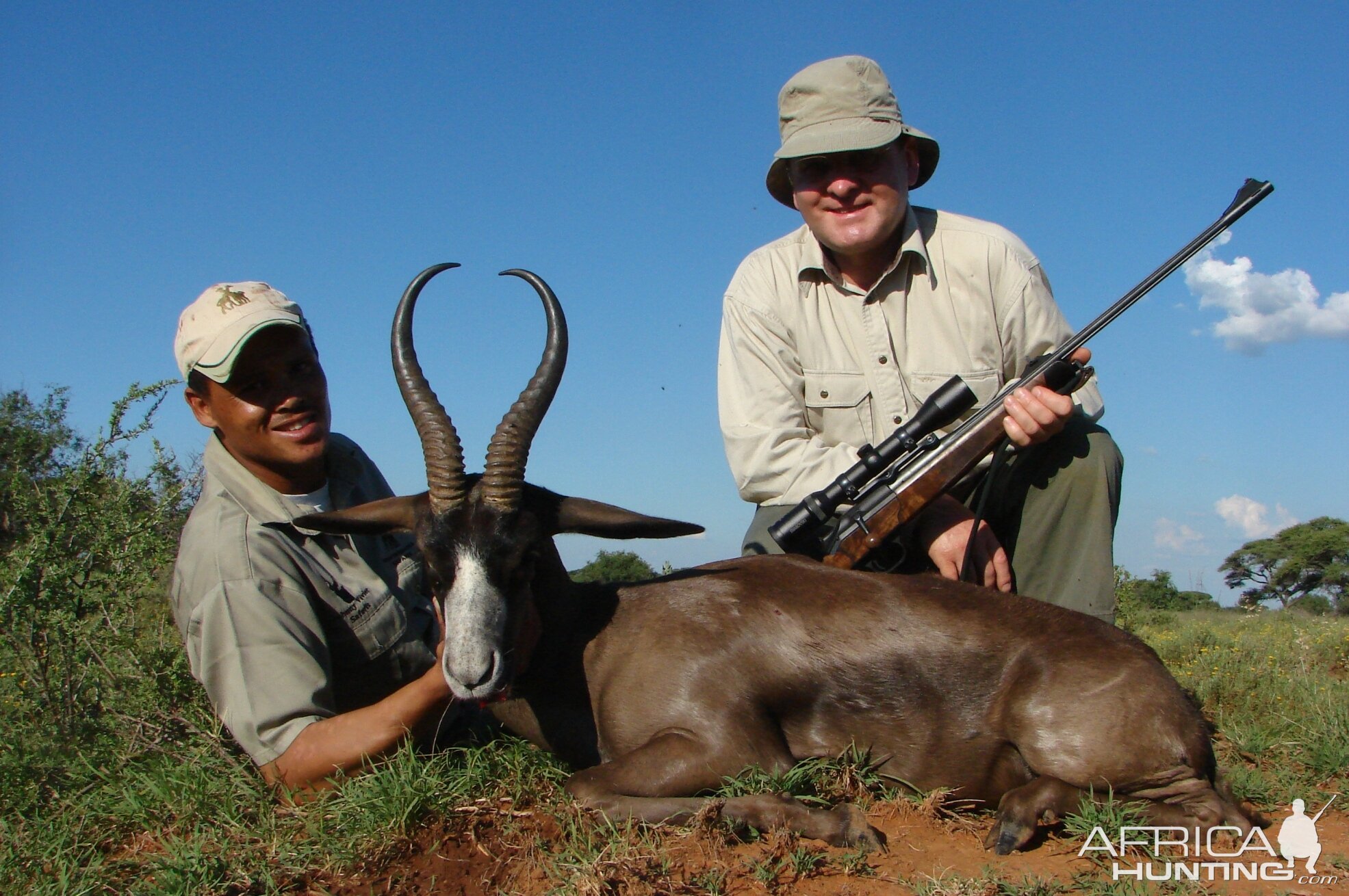 Hunting Black Springbuck with Wintershoek Johnny Vivier Safaris in SA