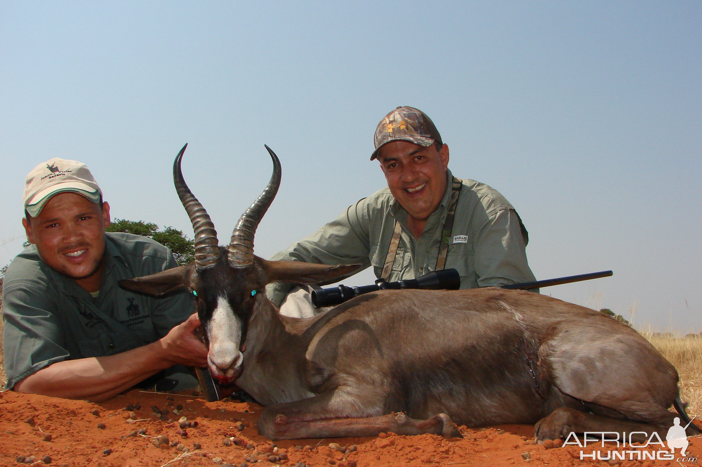 Hunting Black Springbuck with Wintershoek Johnny Vivier Safaris in SA