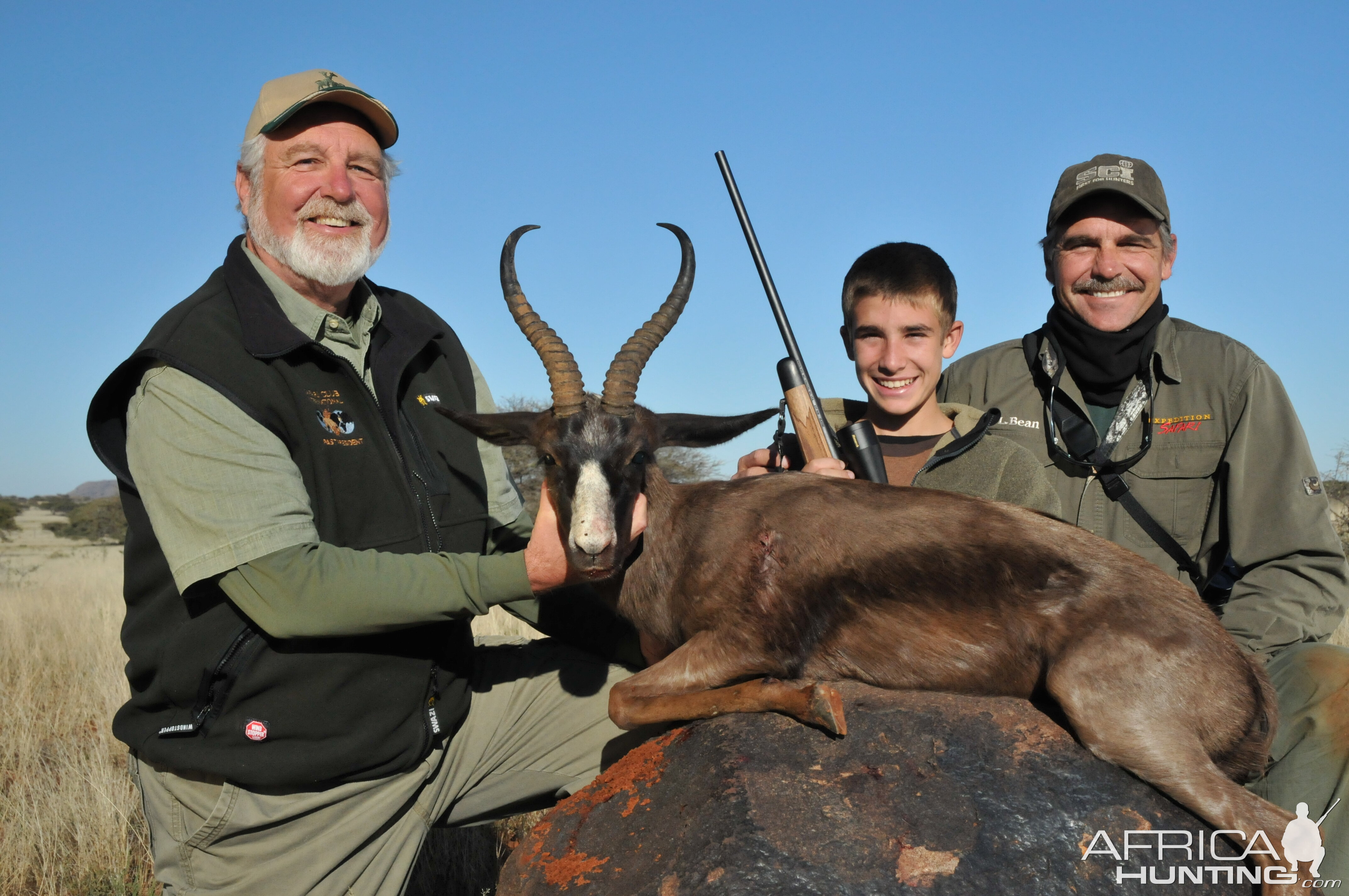 Hunting Black Springbuck with Wintershoek Johnny Vivier Safaris in SA