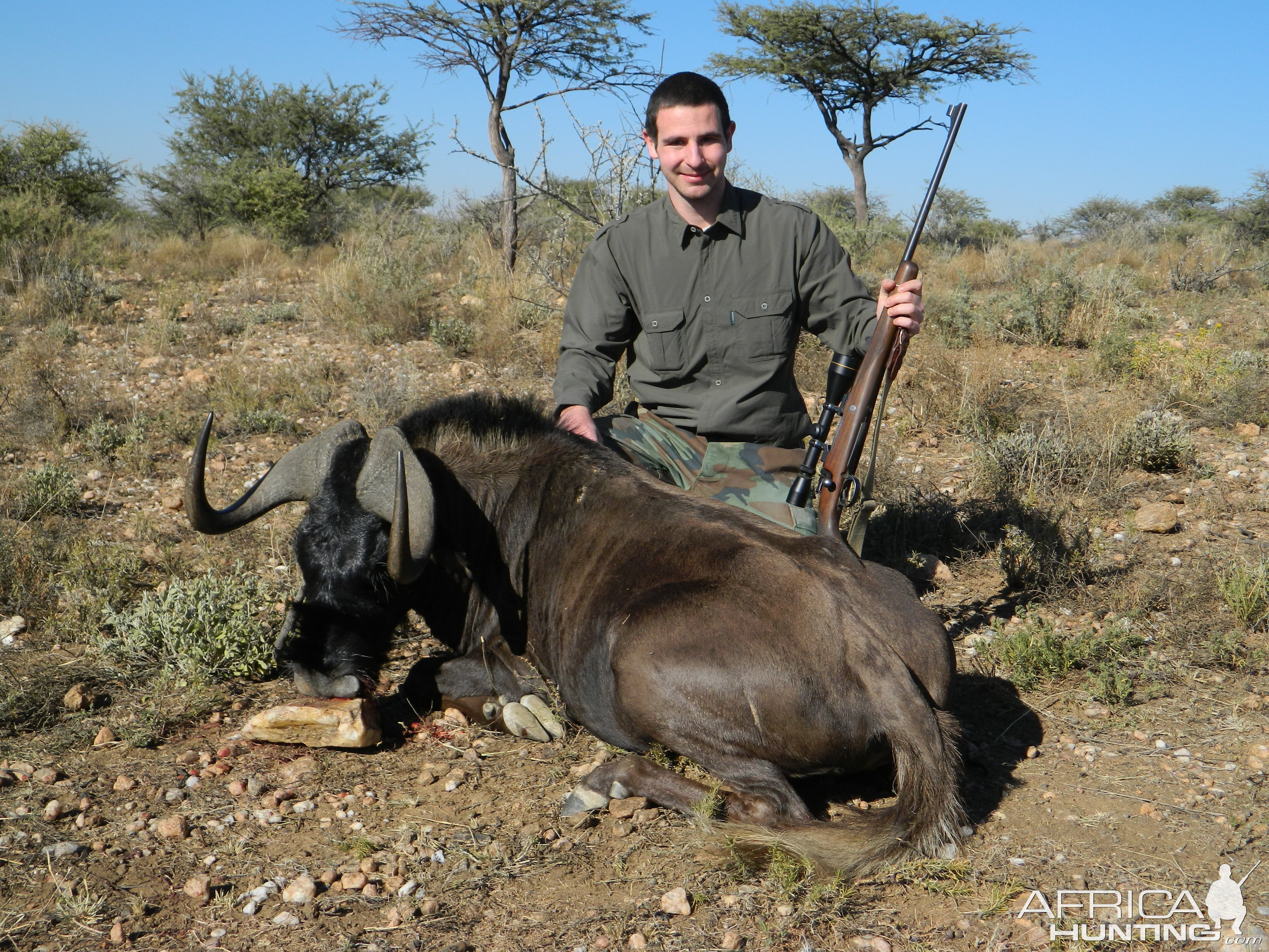 Hunting Black Wildebeest in Namibia