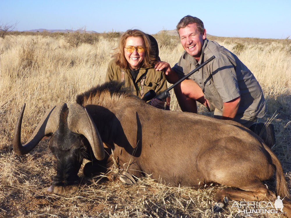 Hunting Black Wildebeest in Namibia