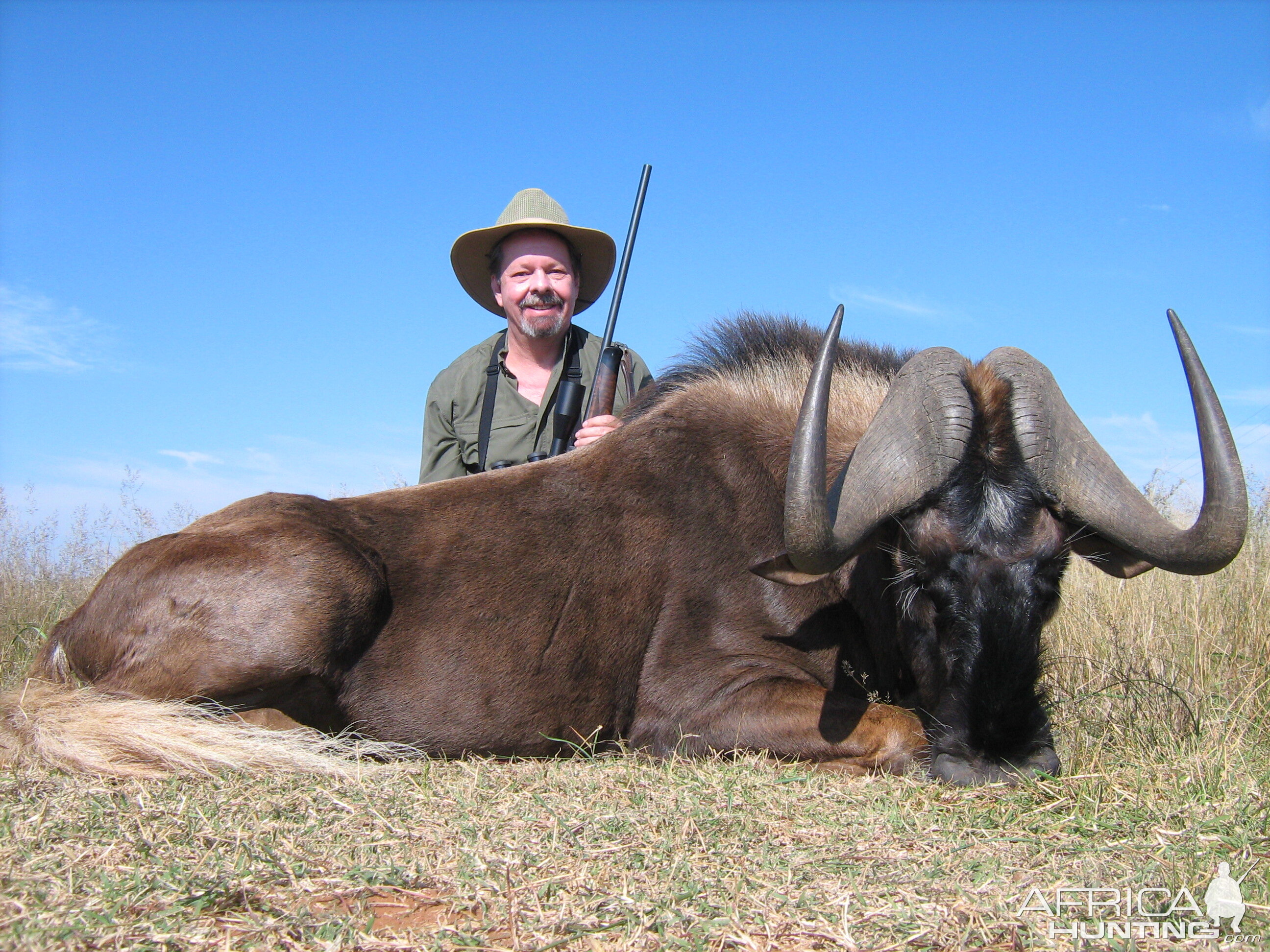 Hunting Black Wildebeest with Wintershoek Johnny Vivier Safaris in SA