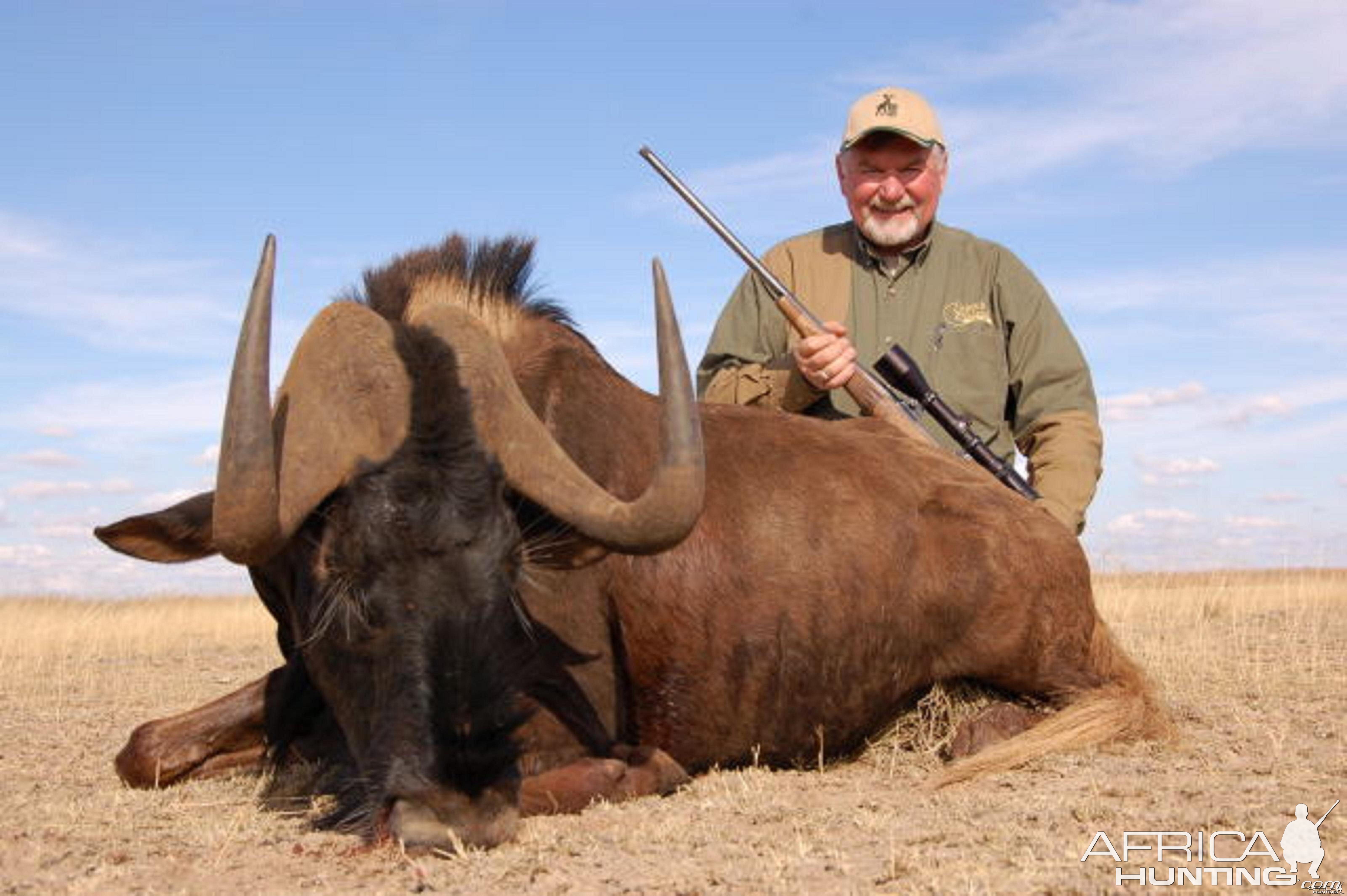 Hunting Black Wildebeest with Wintershoek Johnny Vivier Safaris in SA