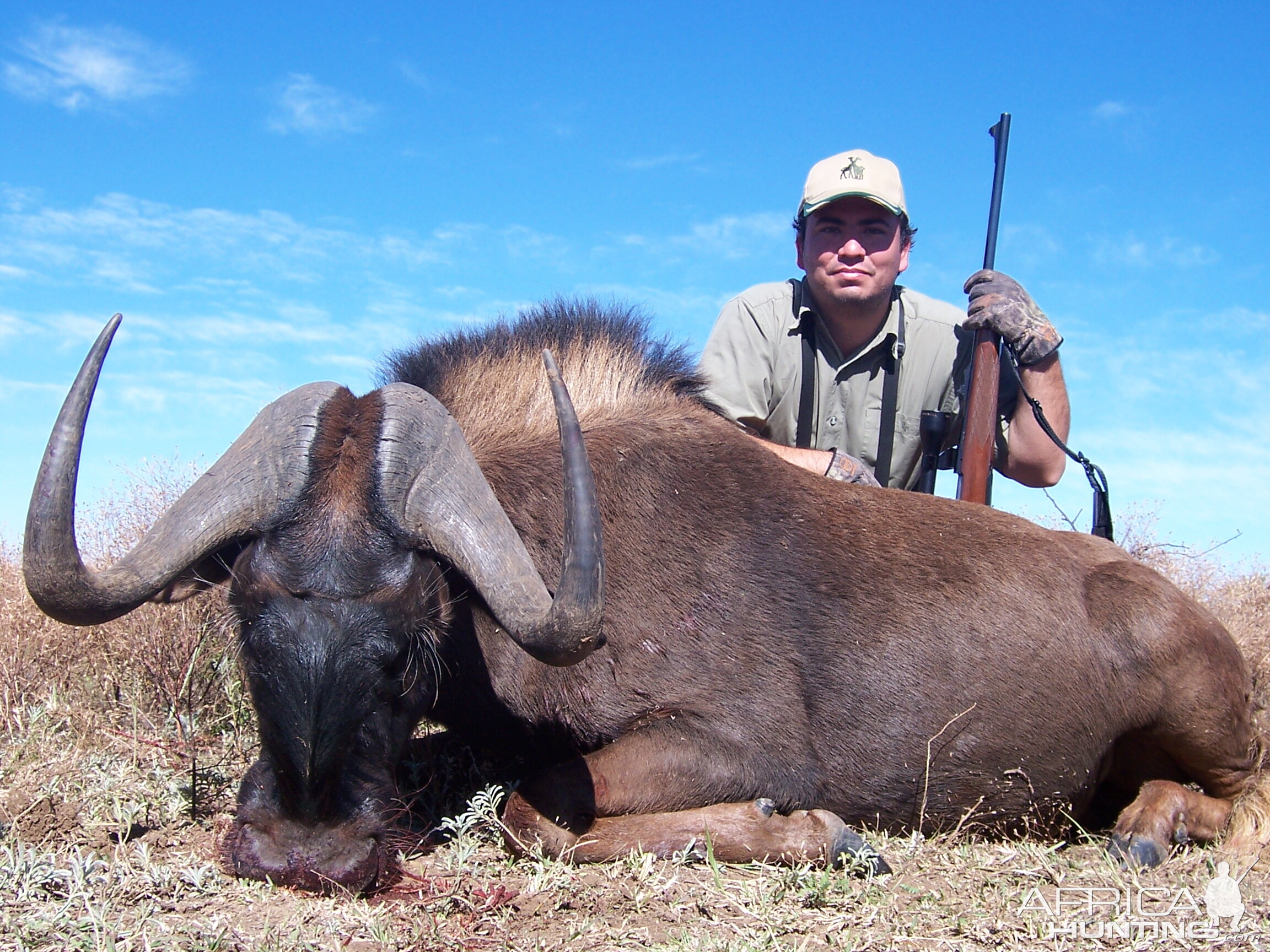 Hunting Black Wildebeest with Wintershoek Johnny Vivier Safaris in SA