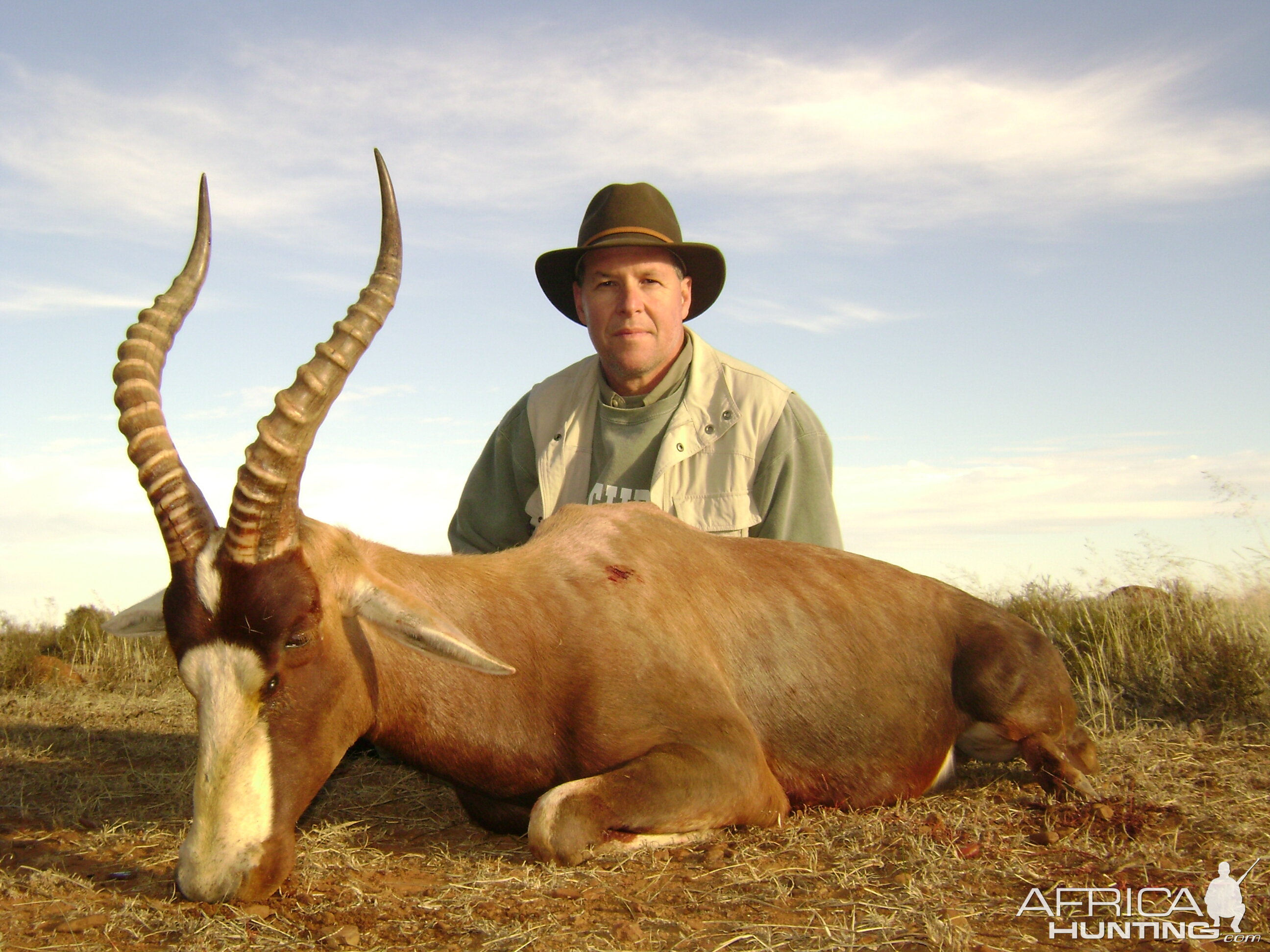 Hunting Blesbok with Wintershoek Johnny Vivier Safaris in SA