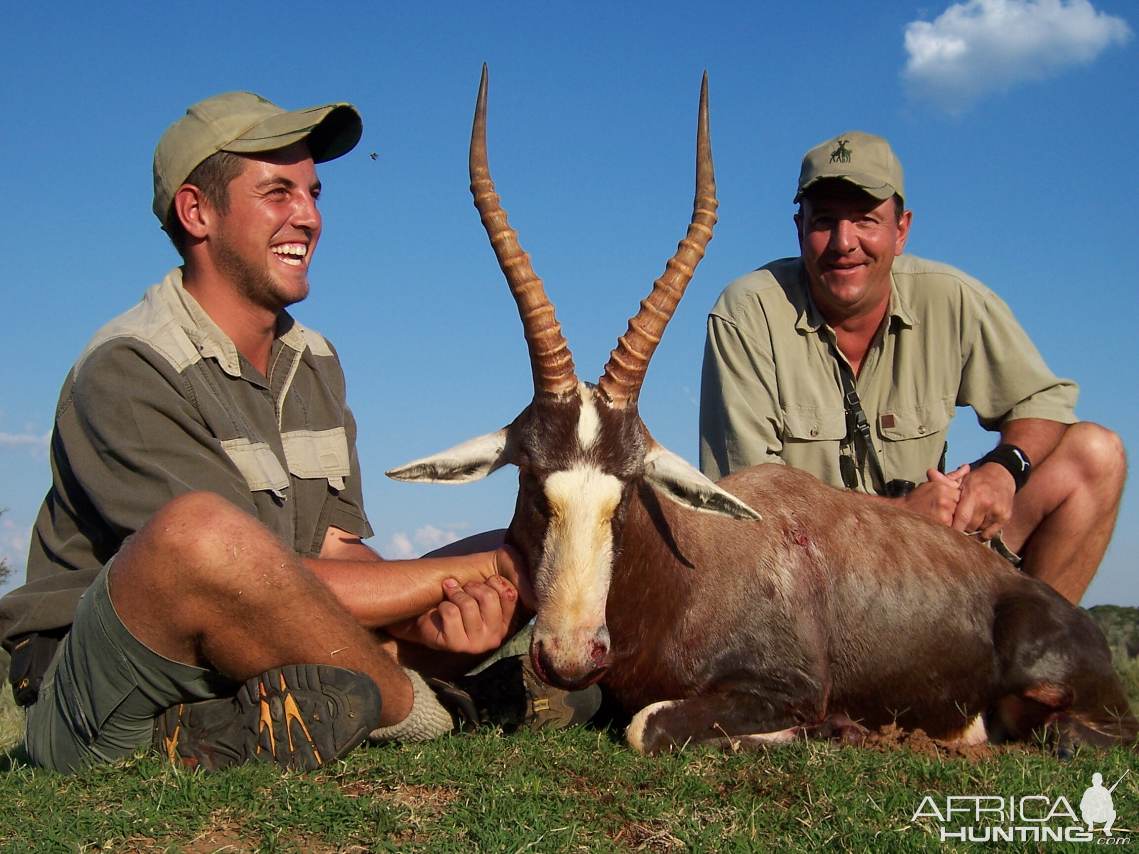 Hunting Blesbok with Wintershoek Johnny Vivier Safaris in SA