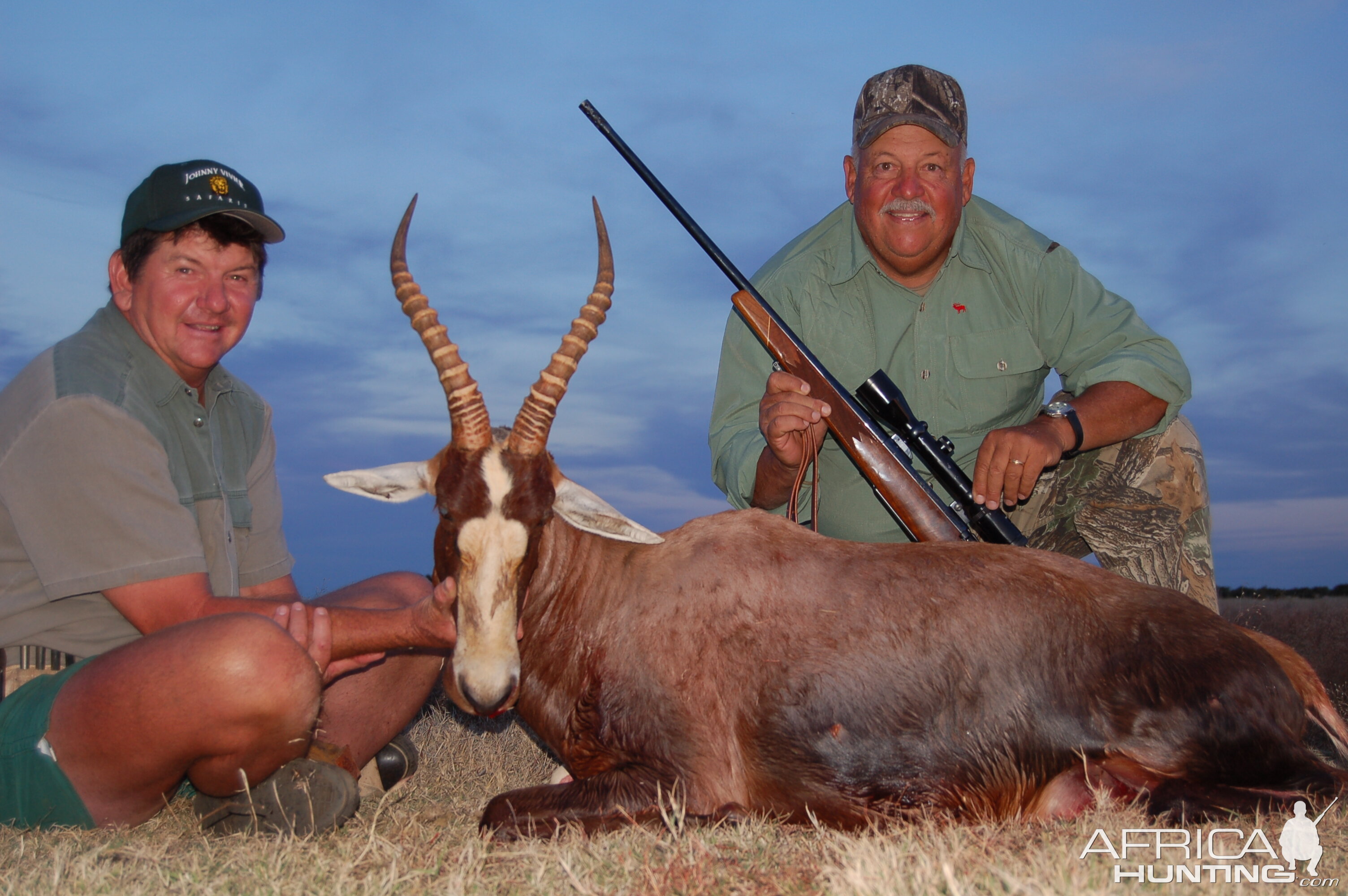 Hunting Blesbok with Wintershoek Johnny Vivier Safaris in SA