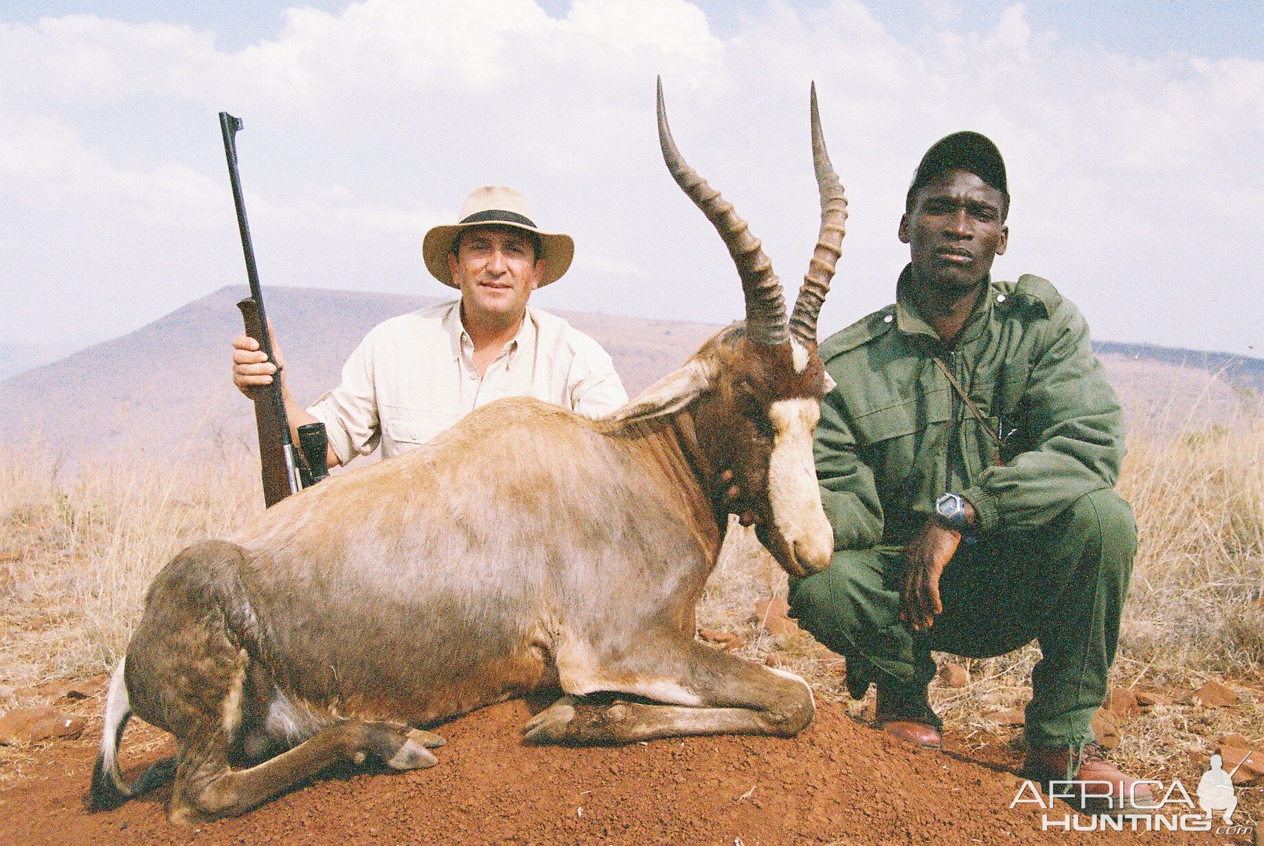 Hunting Blesbok with Wintershoek Johnny Vivier Safaris in SA