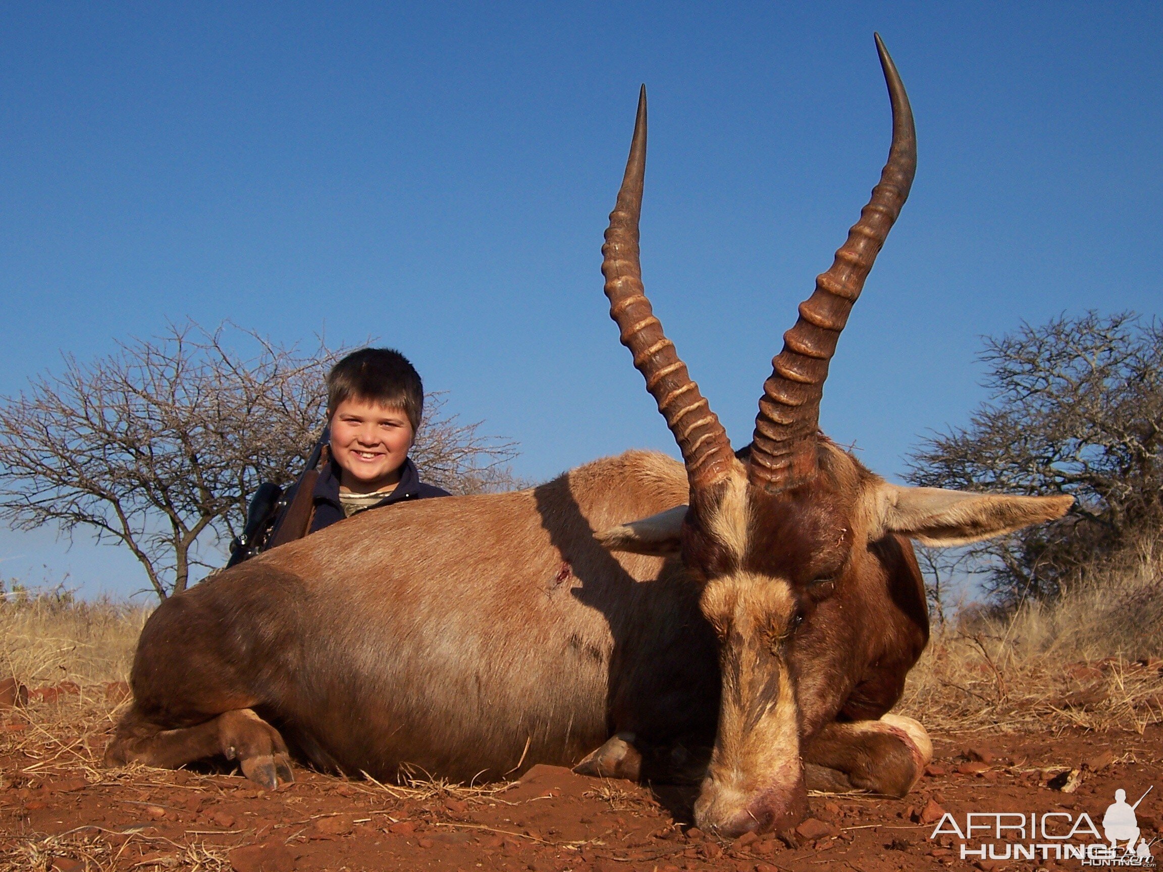 Hunting Blesbok with Wintershoek Johnny Vivier Safaris in SA