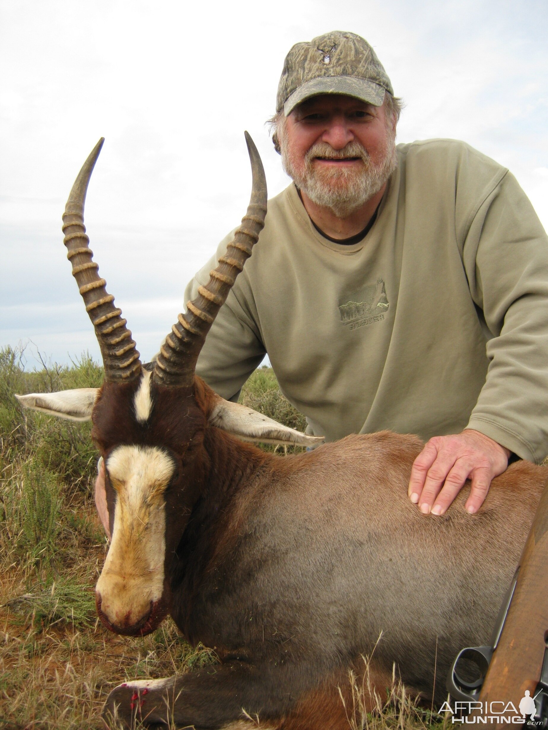 Hunting Blesbok with Wintershoek Johnny Vivier Safaris in SA