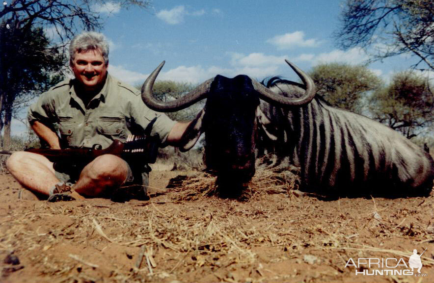 Hunting Blue Wildebeest with Wintershoek Johnny Vivier Safaris in SA