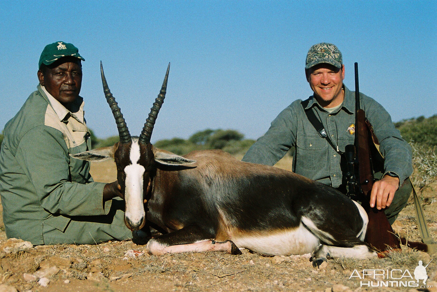 Hunting Bontebuck with Wintershoek Johnny Vivier Safaris in SA