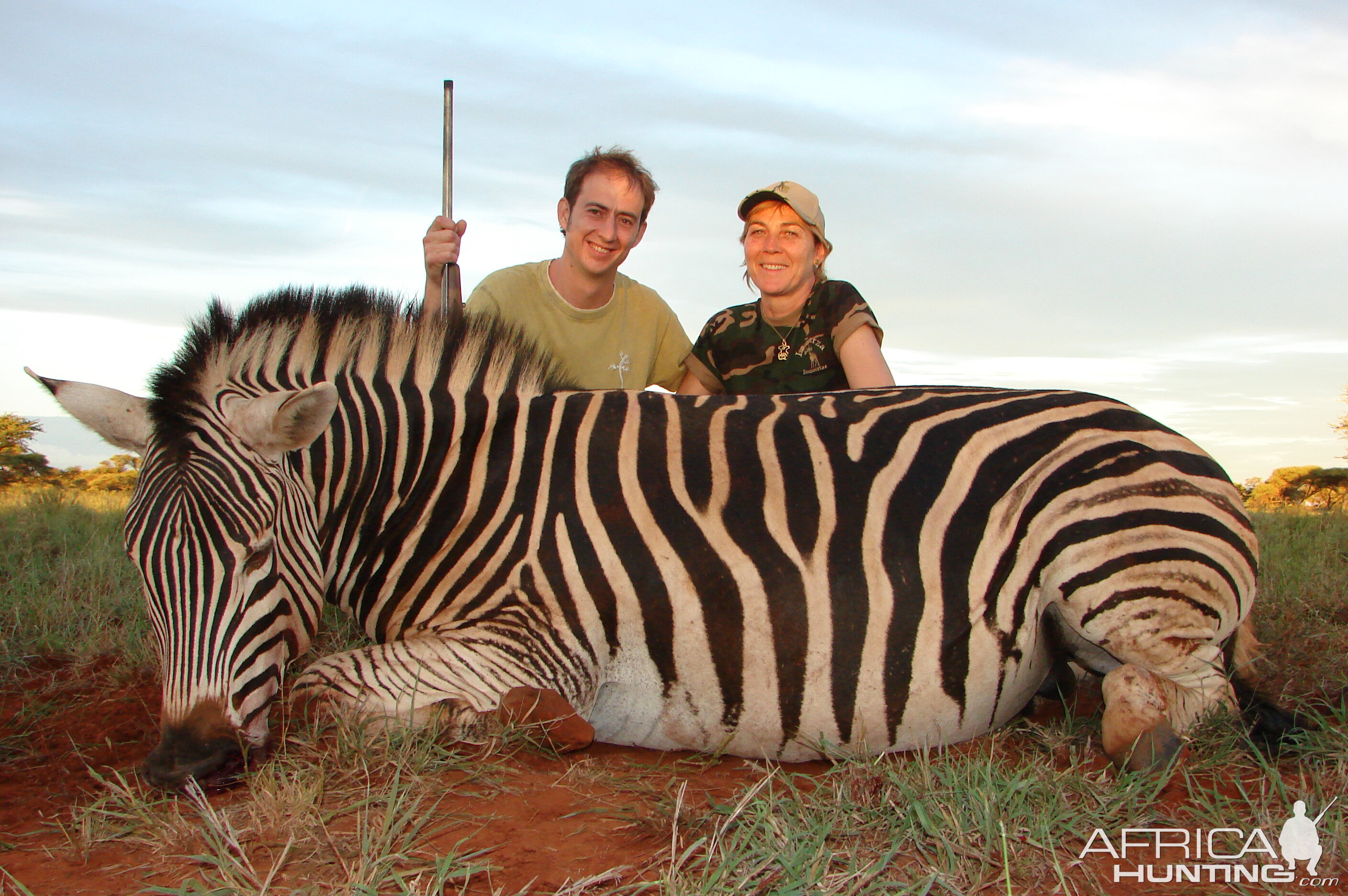 Hunting Burchell Zebra with Wintershoek Johnny Vivier Safaris in SA