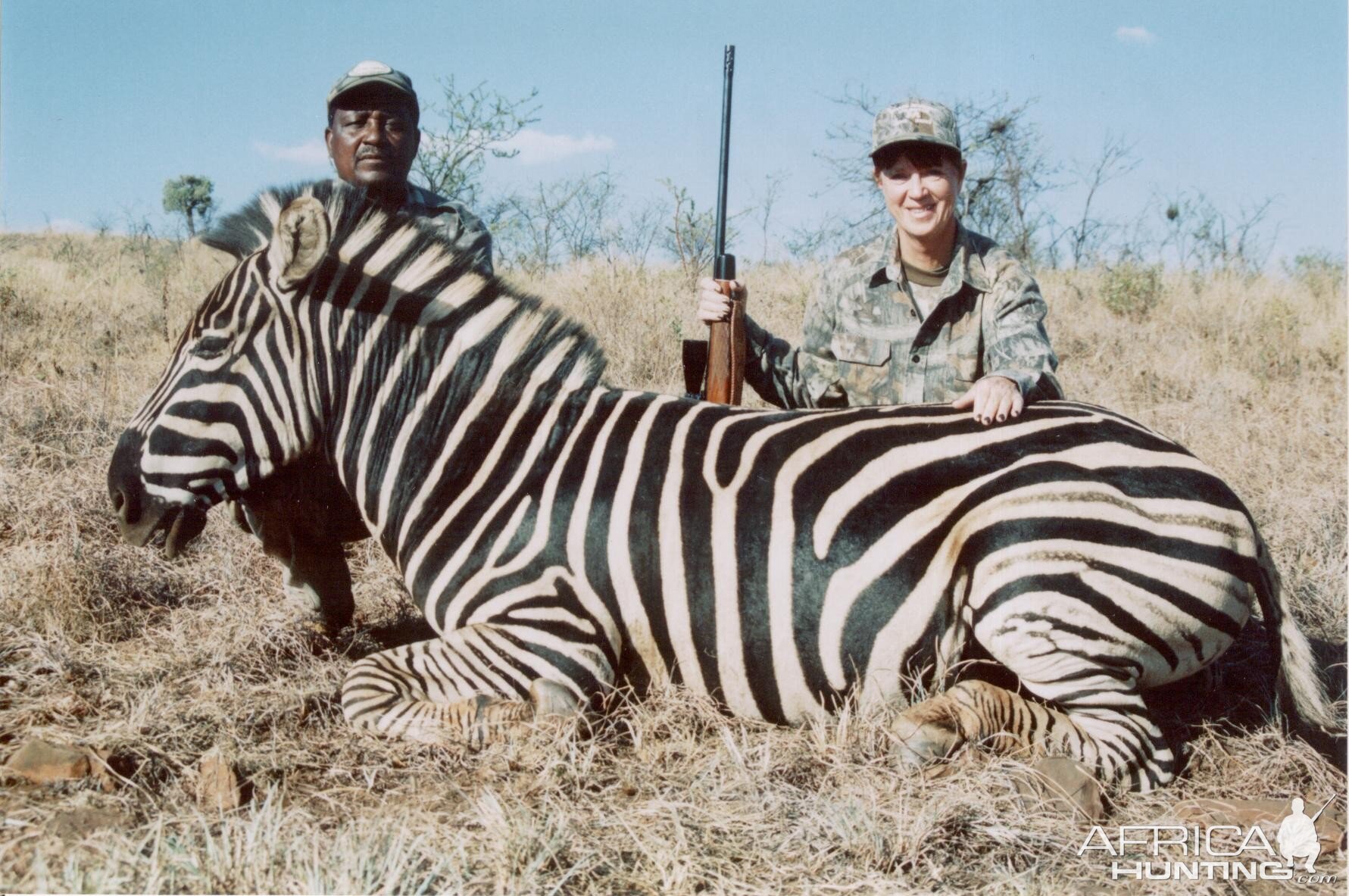 Hunting Burchell Zebra with Wintershoek Johnny Vivier Safaris in SA