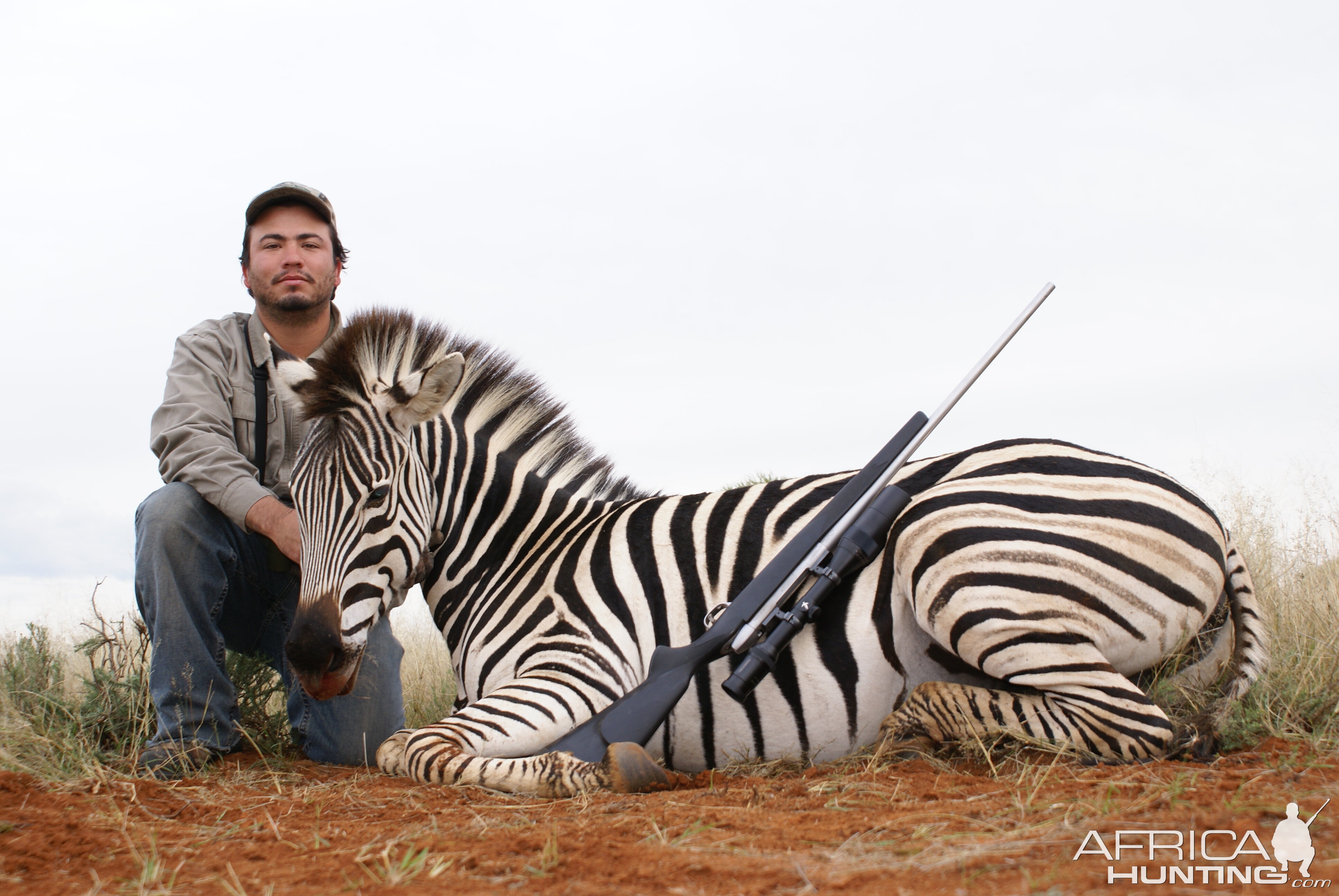 Hunting Burchell Zebra with Wintershoek Johnny Vivier Safaris in SA