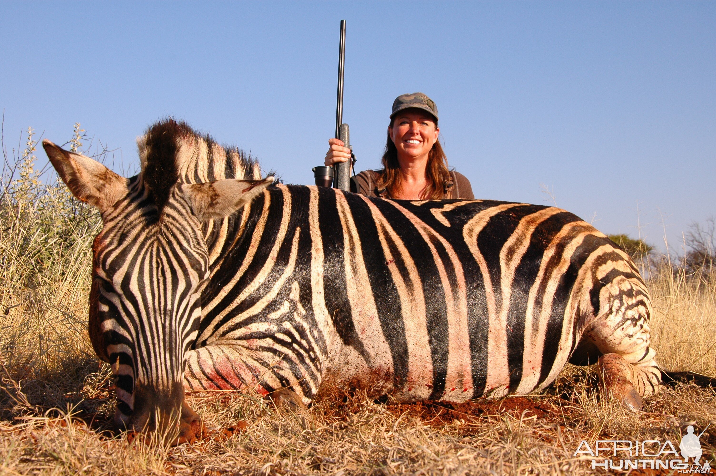 Hunting Burchell Zebra with Wintershoek Johnny Vivier Safaris in SA