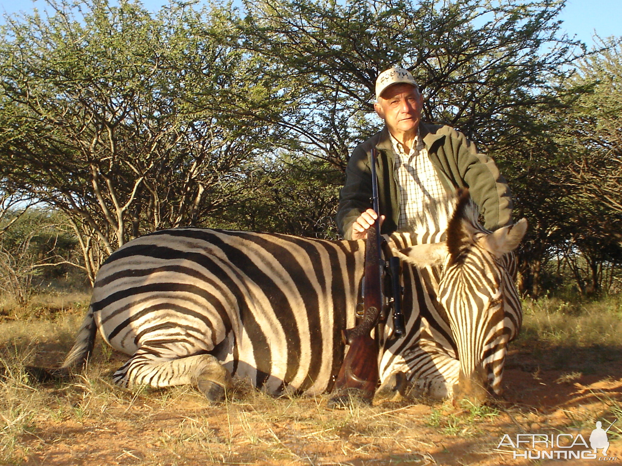 Hunting Burchell's Plain Zebra in Namibia