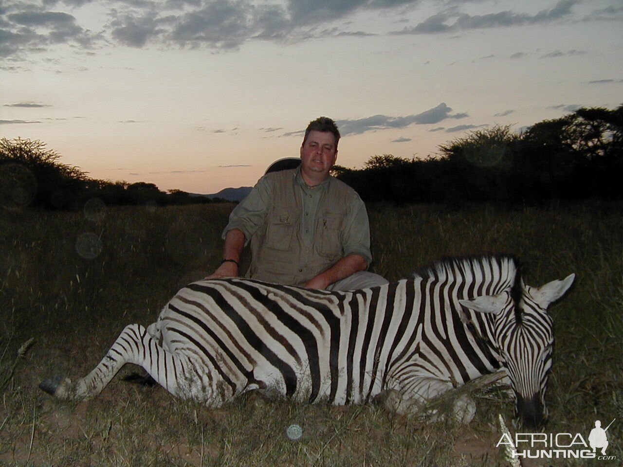 Hunting Burchell's Plain Zebra in Namibia