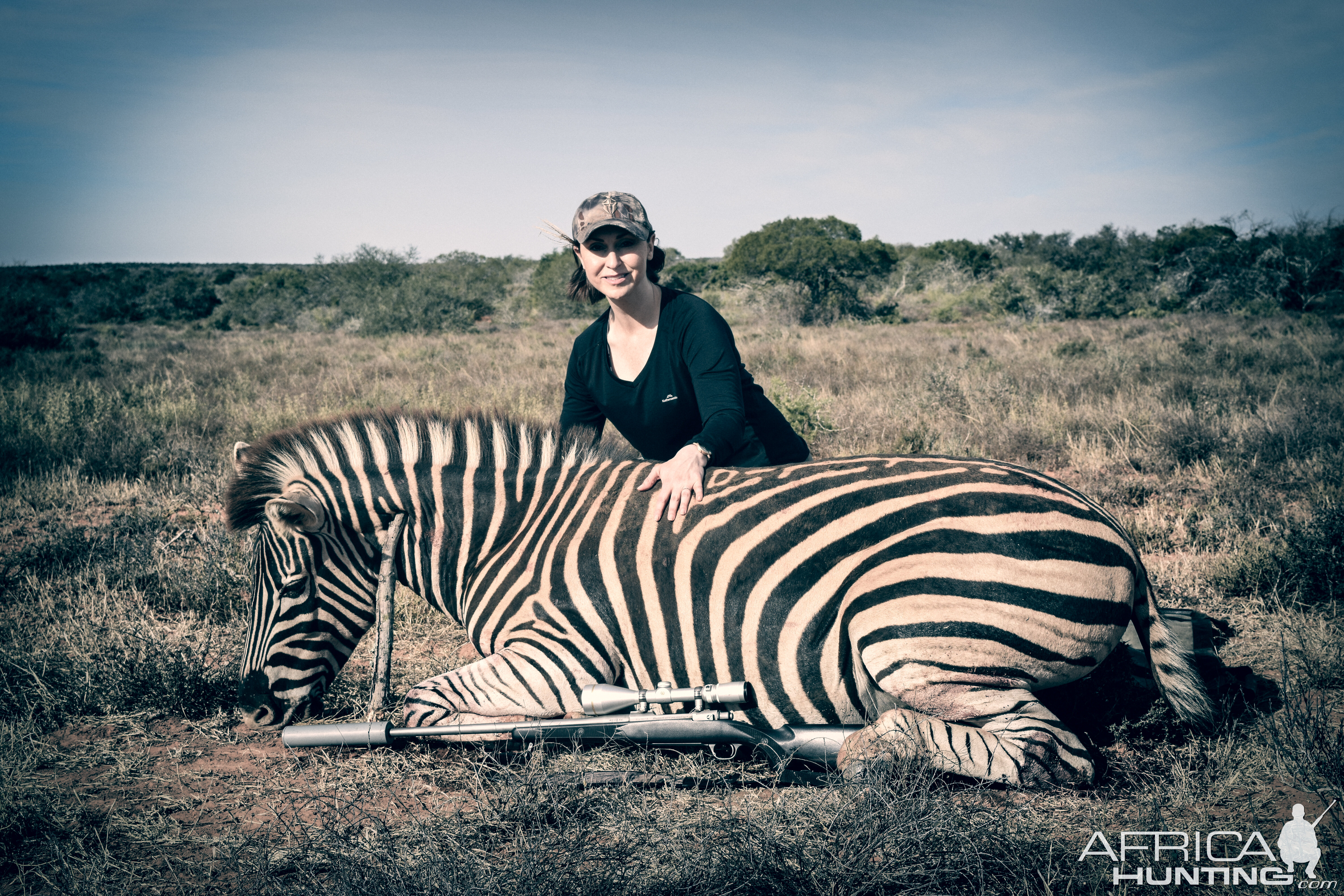 Hunting Burchell's Plain Zebra in South Africa