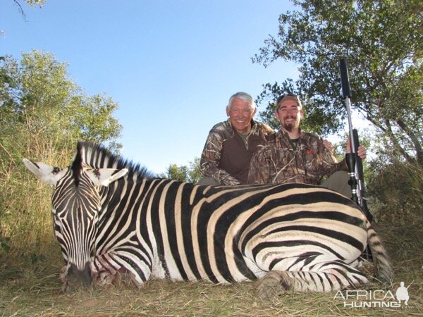 Hunting Burchell's Plain Zebra in South Africa