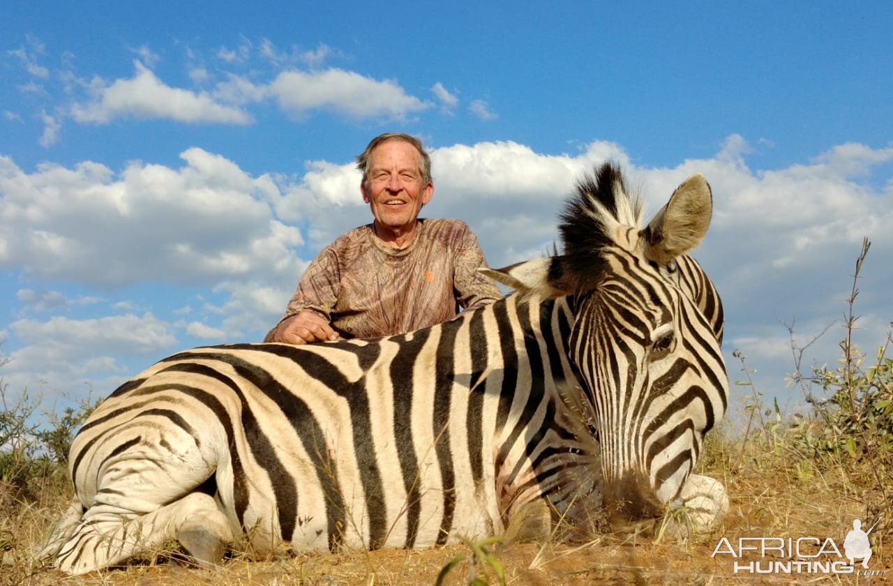 Hunting Burchell's Plain Zebra in South Africa