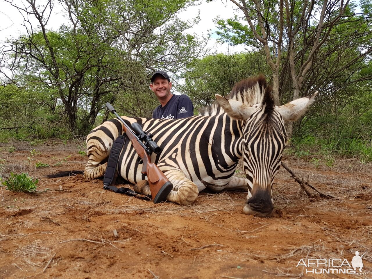 Hunting Burchell's Plain Zebra in South Africa