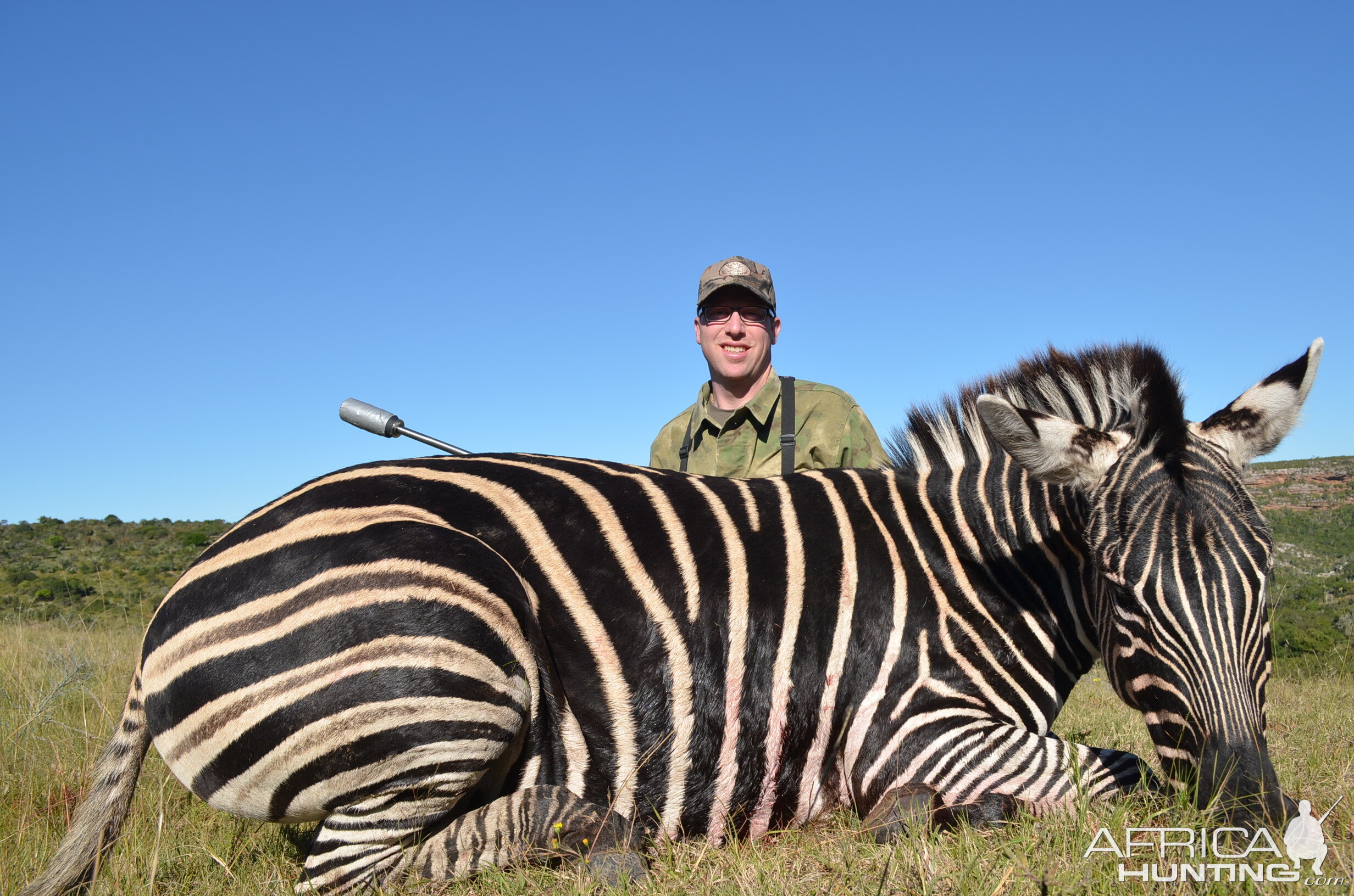 Hunting Burchell's Plain Zebra in South Africa