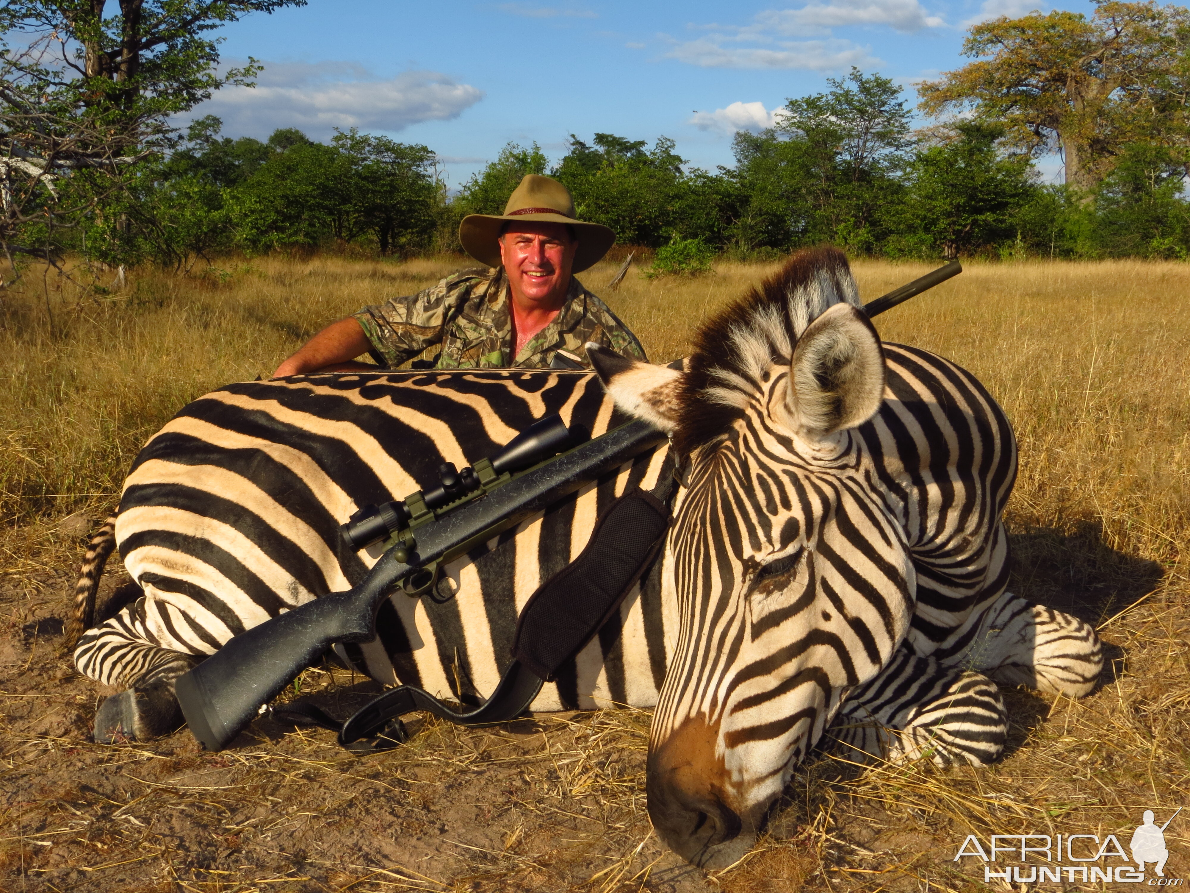 Hunting Burchell's Plain Zebra