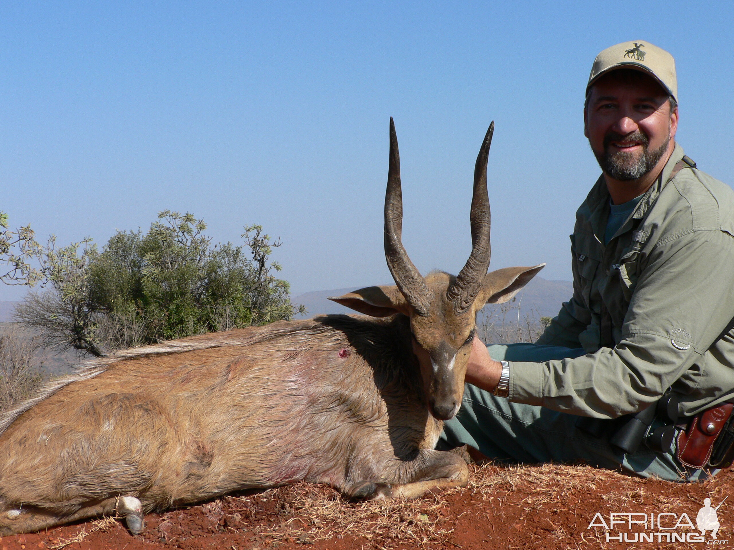 Hunting Bushbuck with Wintershoek Johnny Vivier Safaris in SA