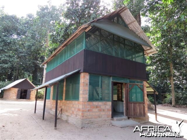 Hunting camp in Congo