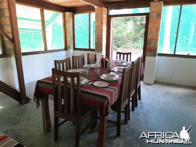 Hunting camp in Congo