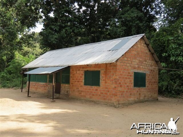 Hunting camp in Congo