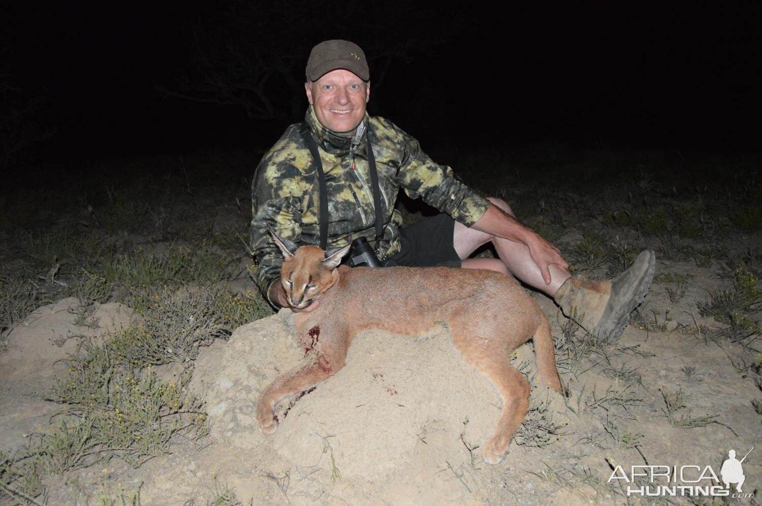 Hunting Caracal in South Africa