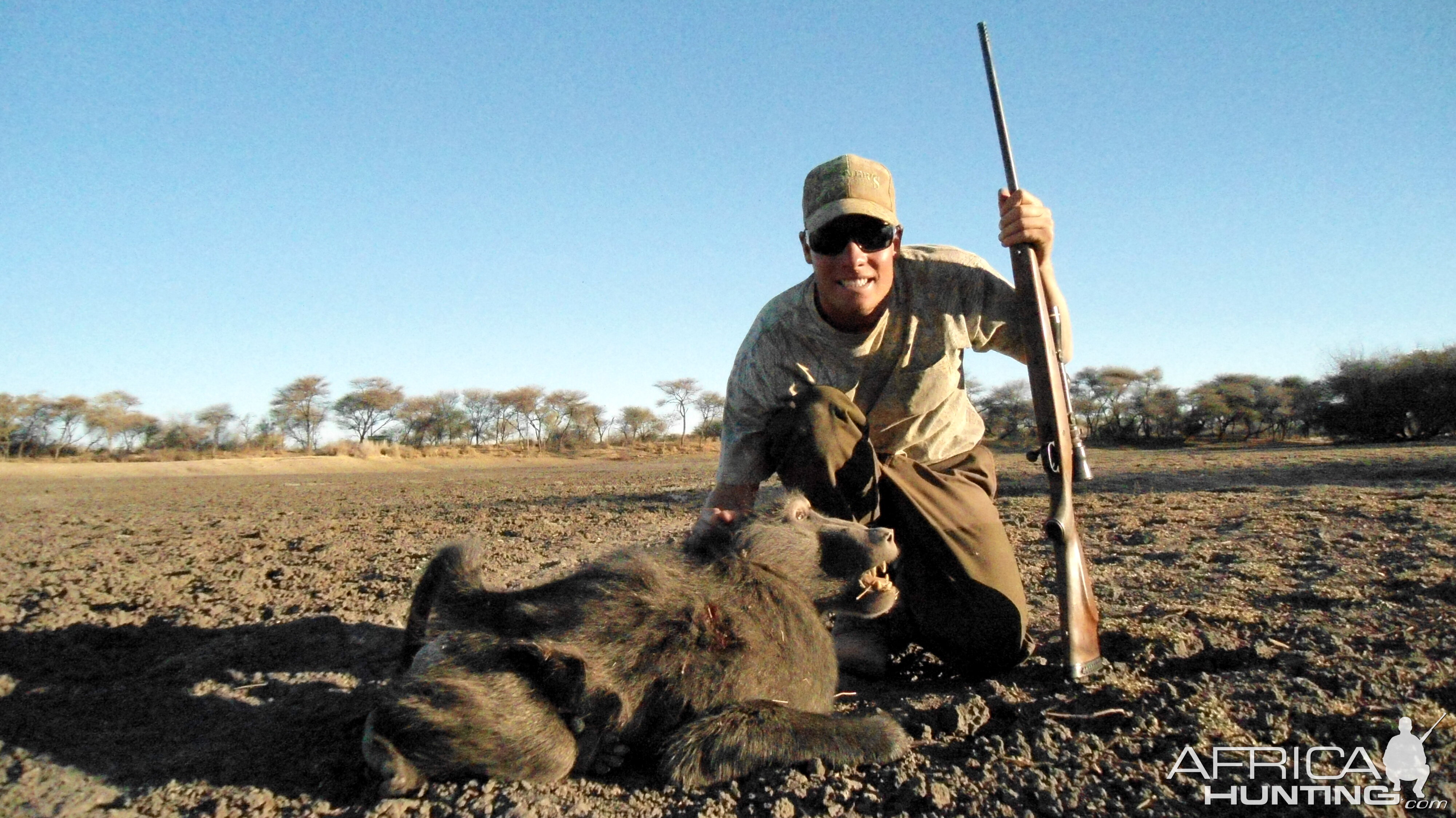 Hunting Chacma Baboon in Namibia