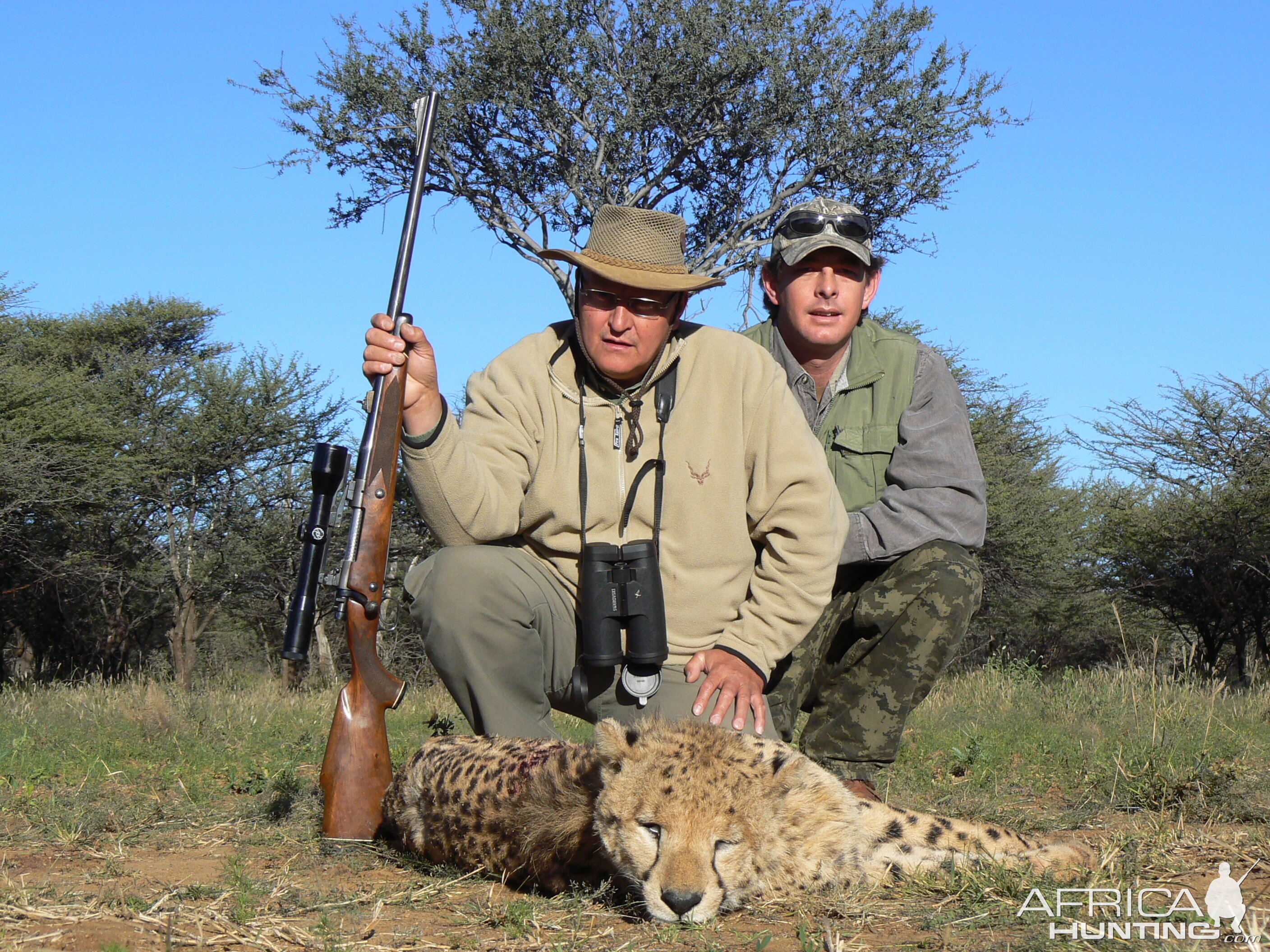 Hunting Cheetah in Namibia with Ozondjahe Hunting Safaris