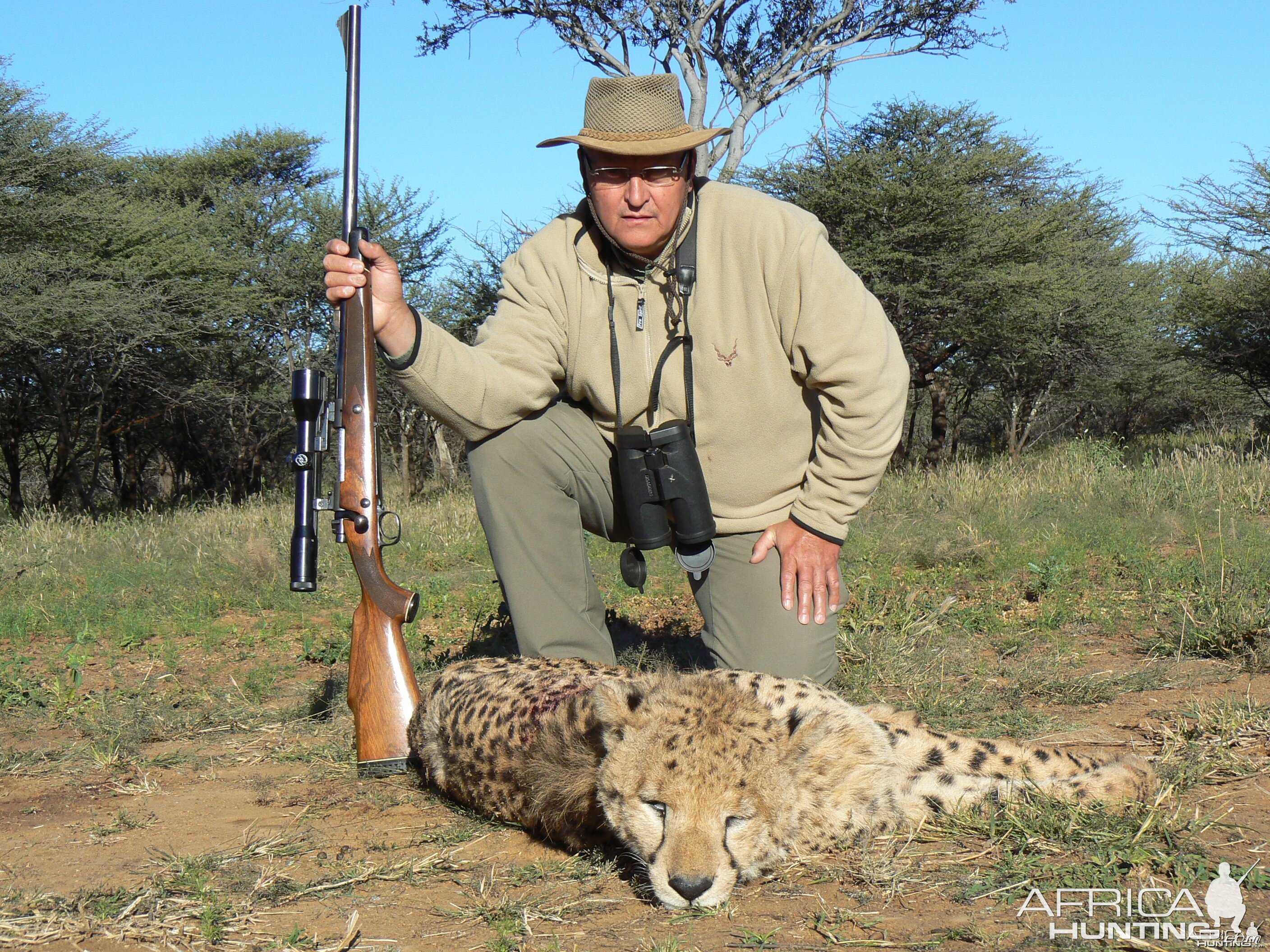 Hunting Cheetah in Namibia with Ozondjahe Hunting Safaris