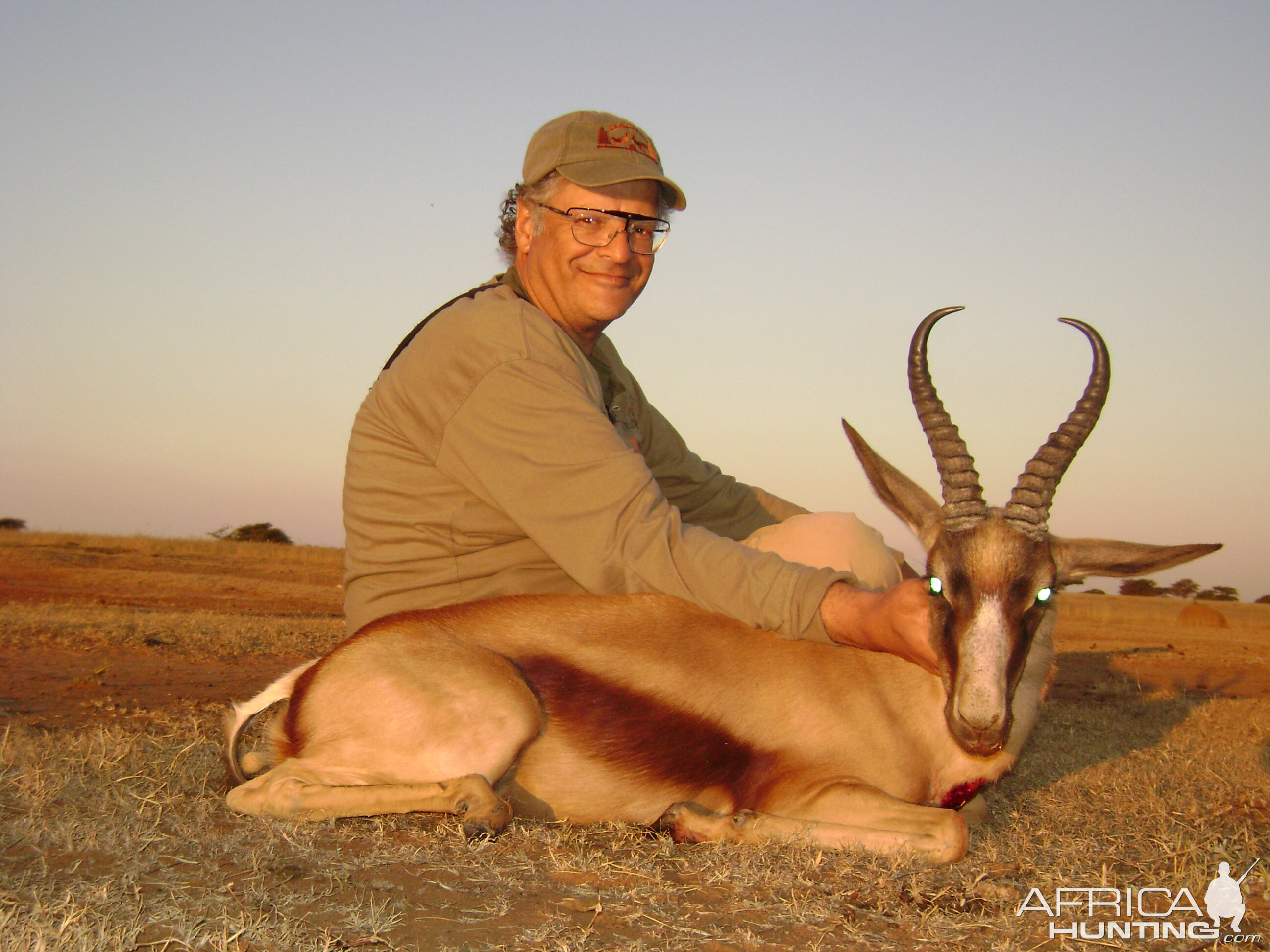 Hunting Copper Springbuck with Wintershoek Johnny Vivier Safaris in SA