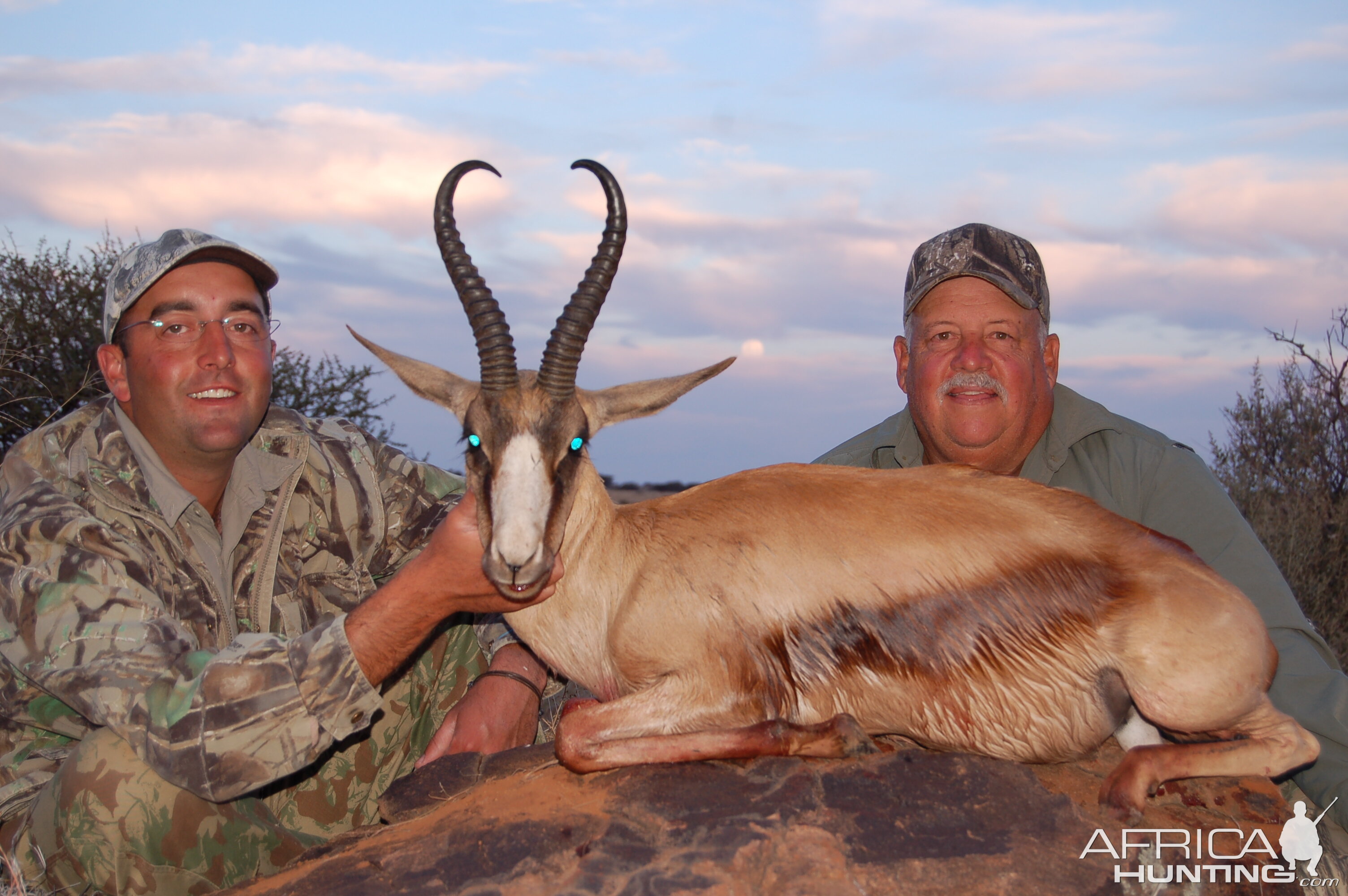 Hunting Copper Springbuck with Wintershoek Johnny Vivier Safaris in SA