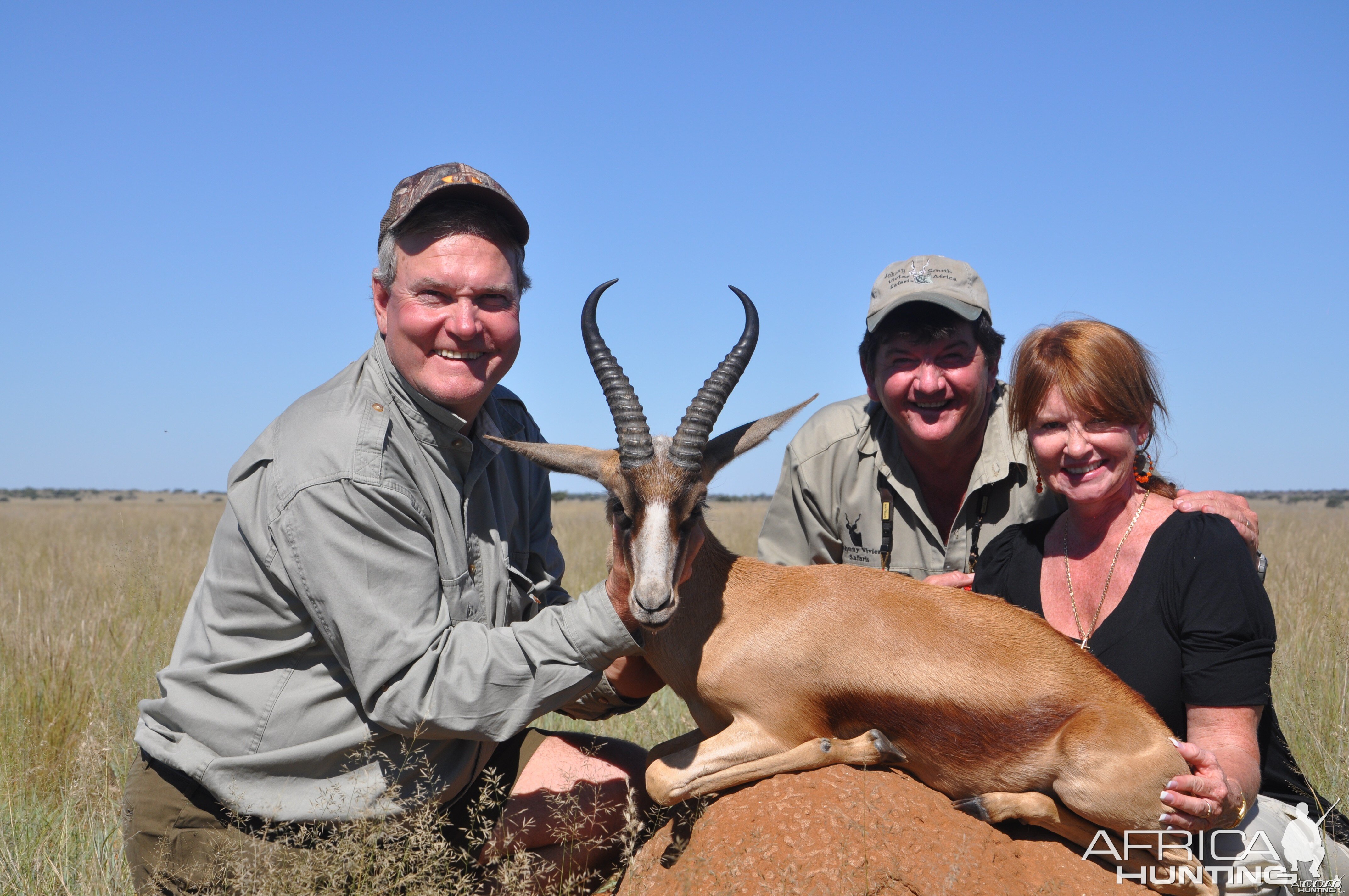 Hunting Copper Springbuck with Wintershoek Johnny Vivier Safaris in SA