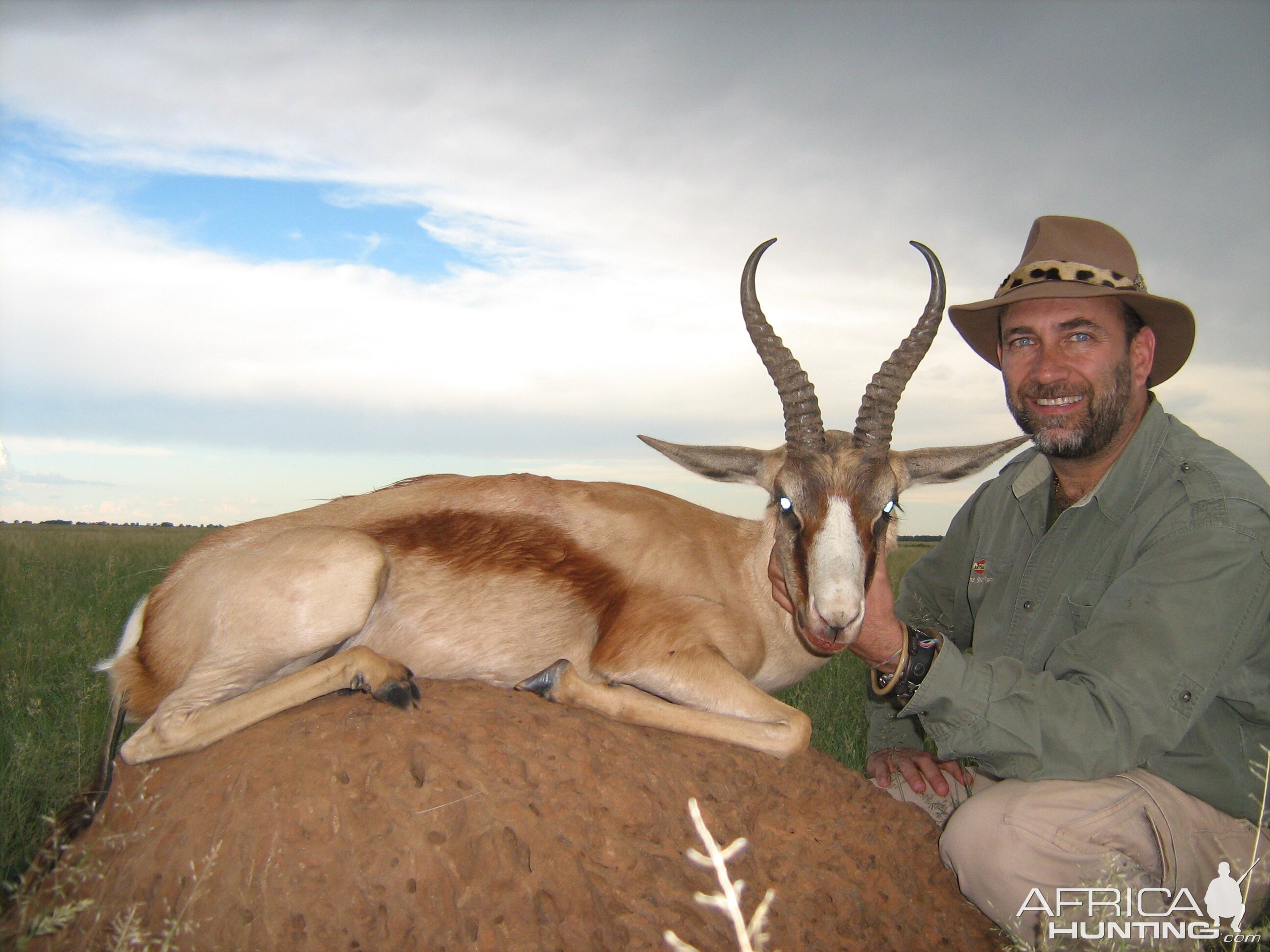 Hunting Copper Springbuck with Wintershoek Johnny Vivier Safaris in SA