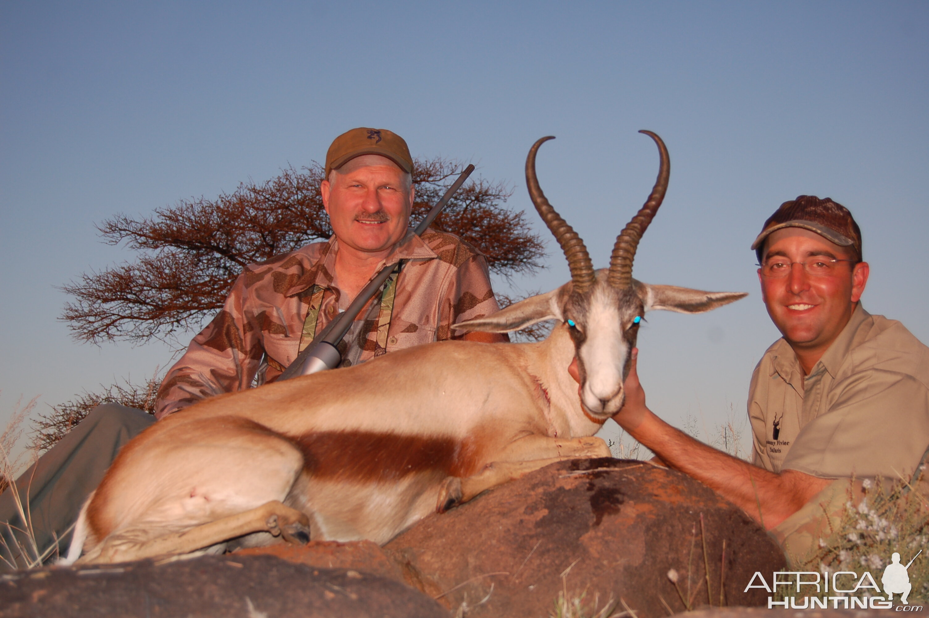 Hunting Copper Springbuck with Wintershoek Johnny Vivier Safaris in SA