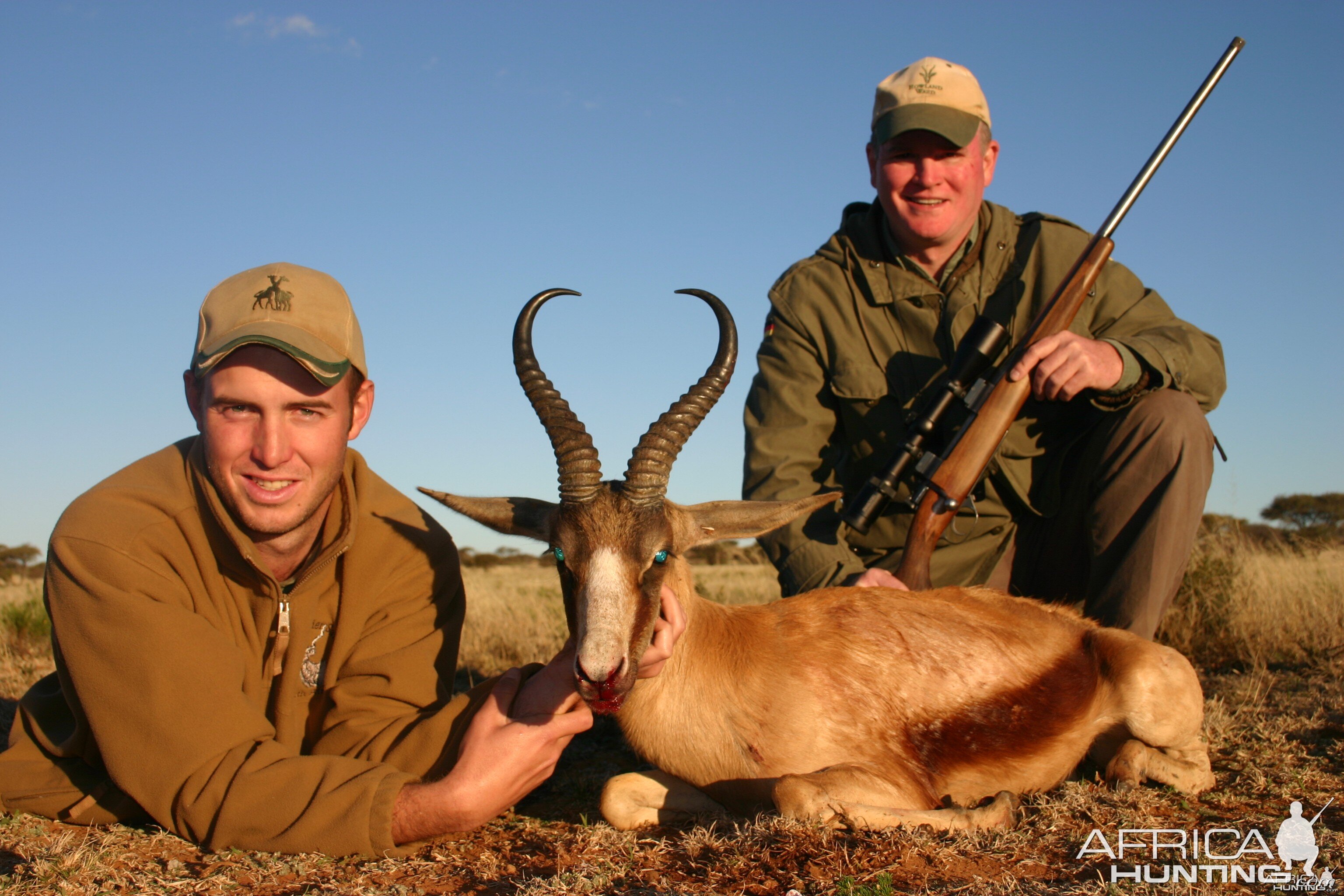 Hunting Copper Springbuck with Wintershoek Johnny Vivier Safaris in SA