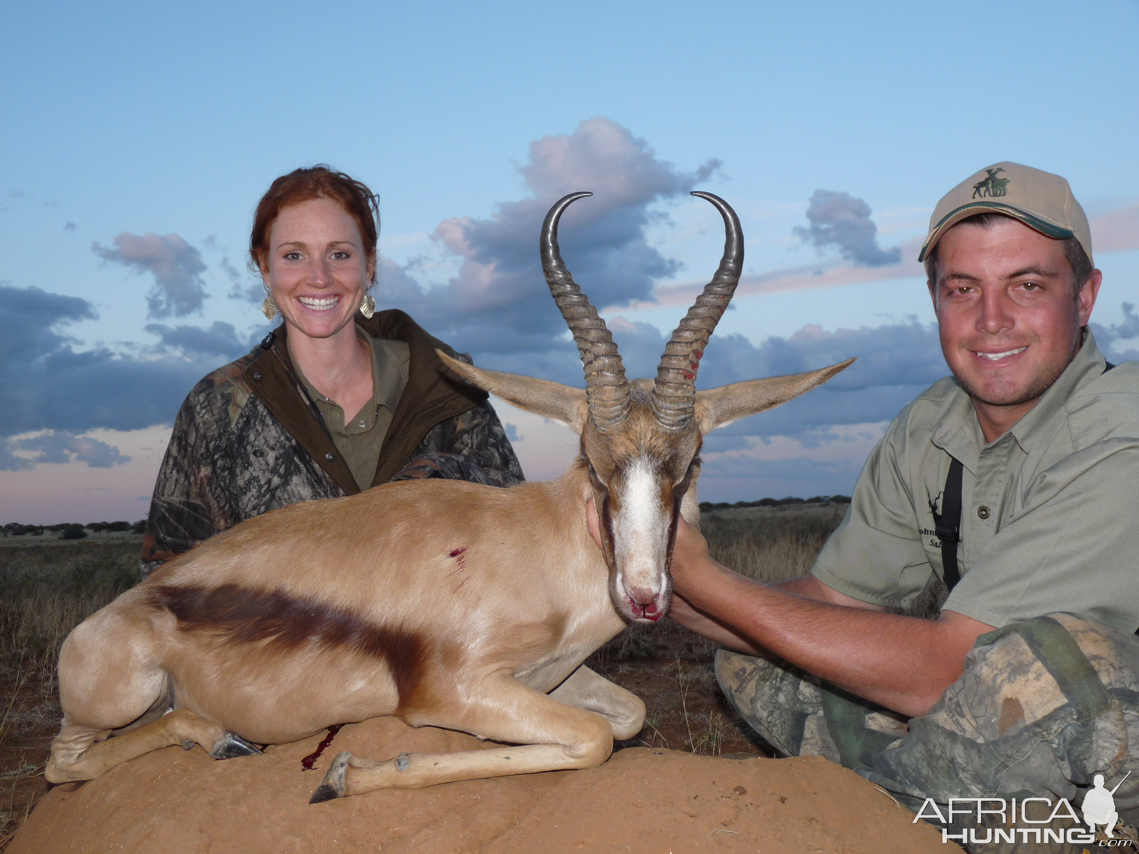 Hunting Copper Springbuck with Wintershoek Johnny Vivier Safaris in SA