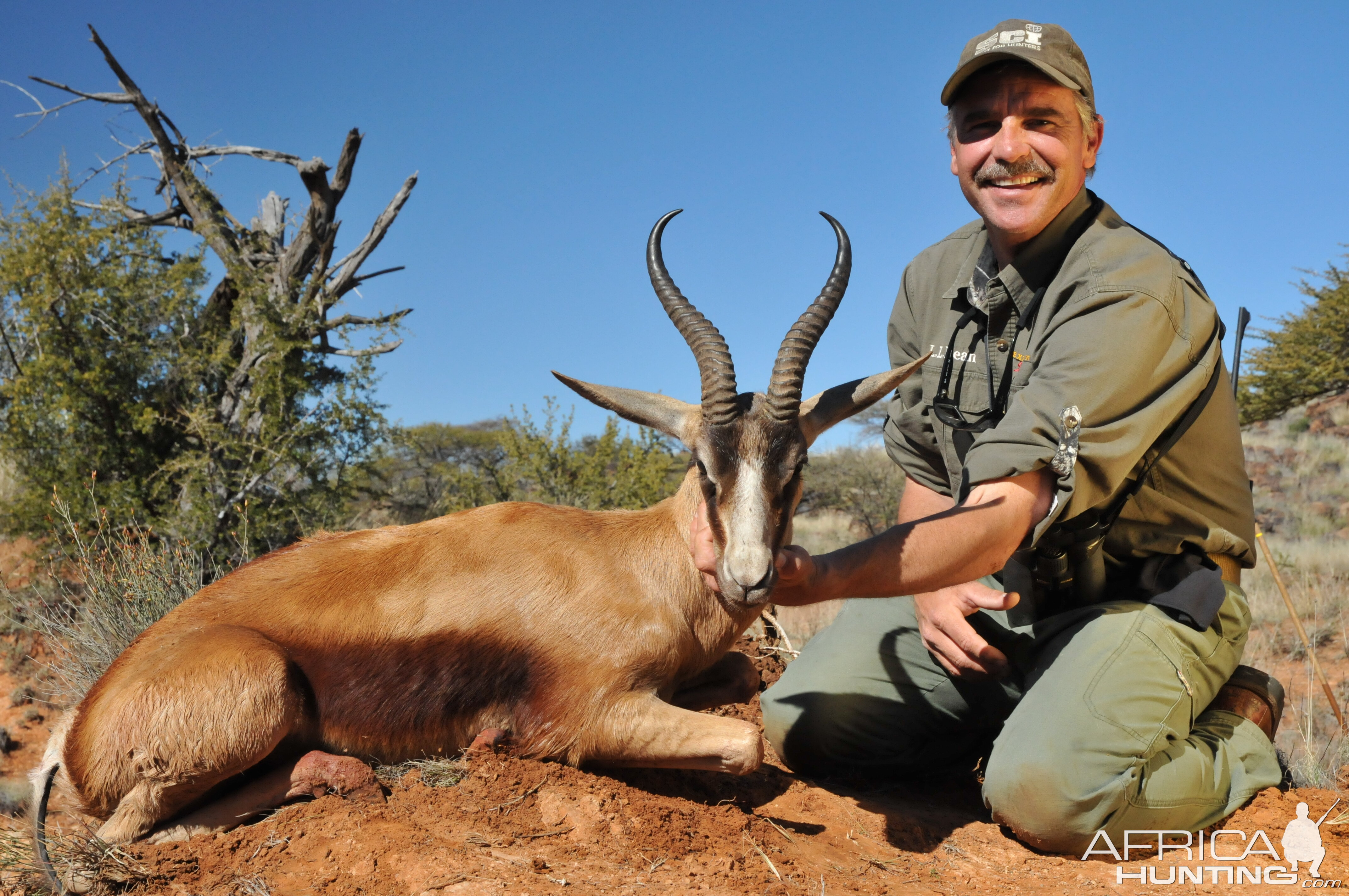 Hunting Copper Springbuck with Wintershoek Johnny Vivier Safaris in SA